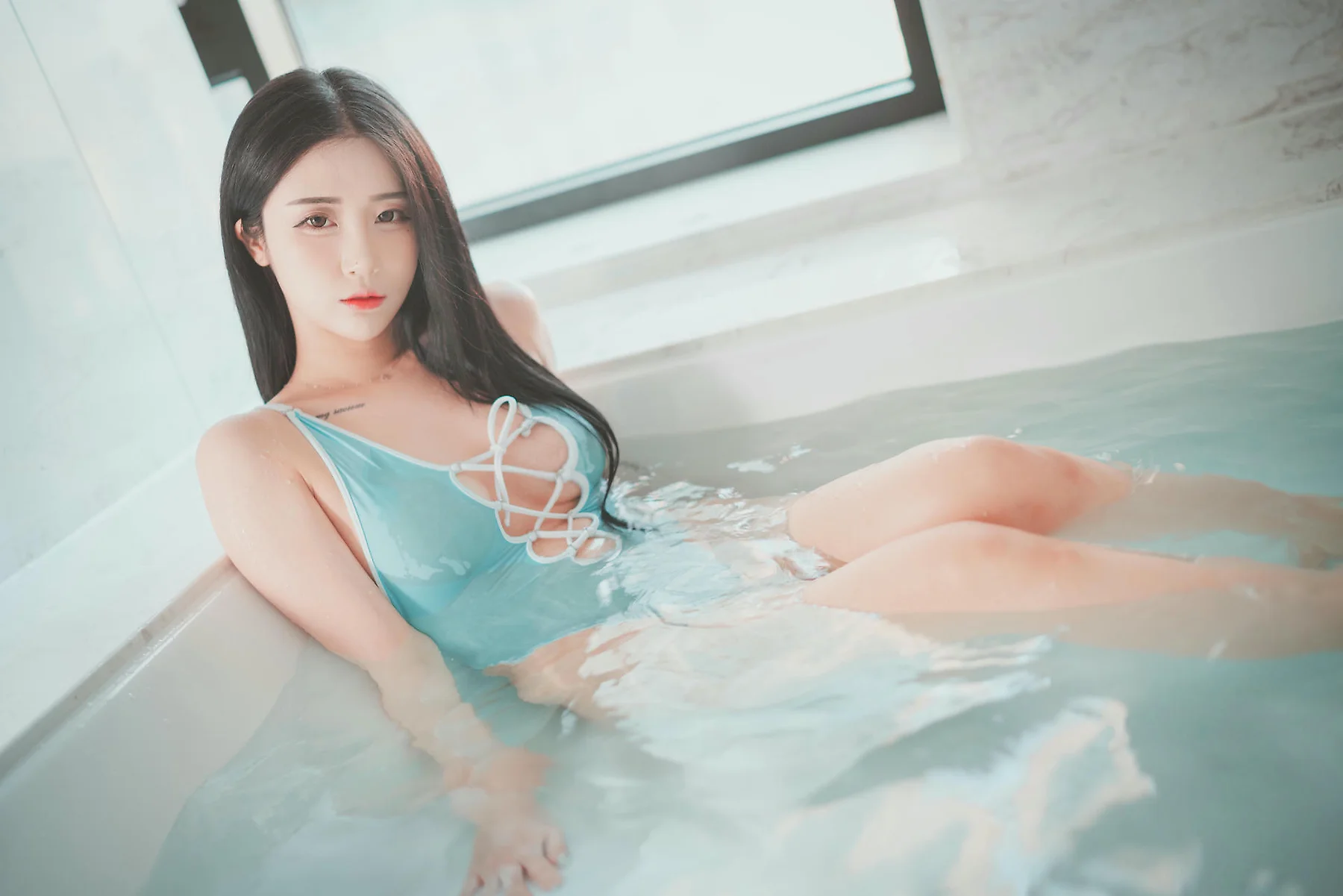 DJAWA No.095 Bomi浴缸湿身比基尼 - 7