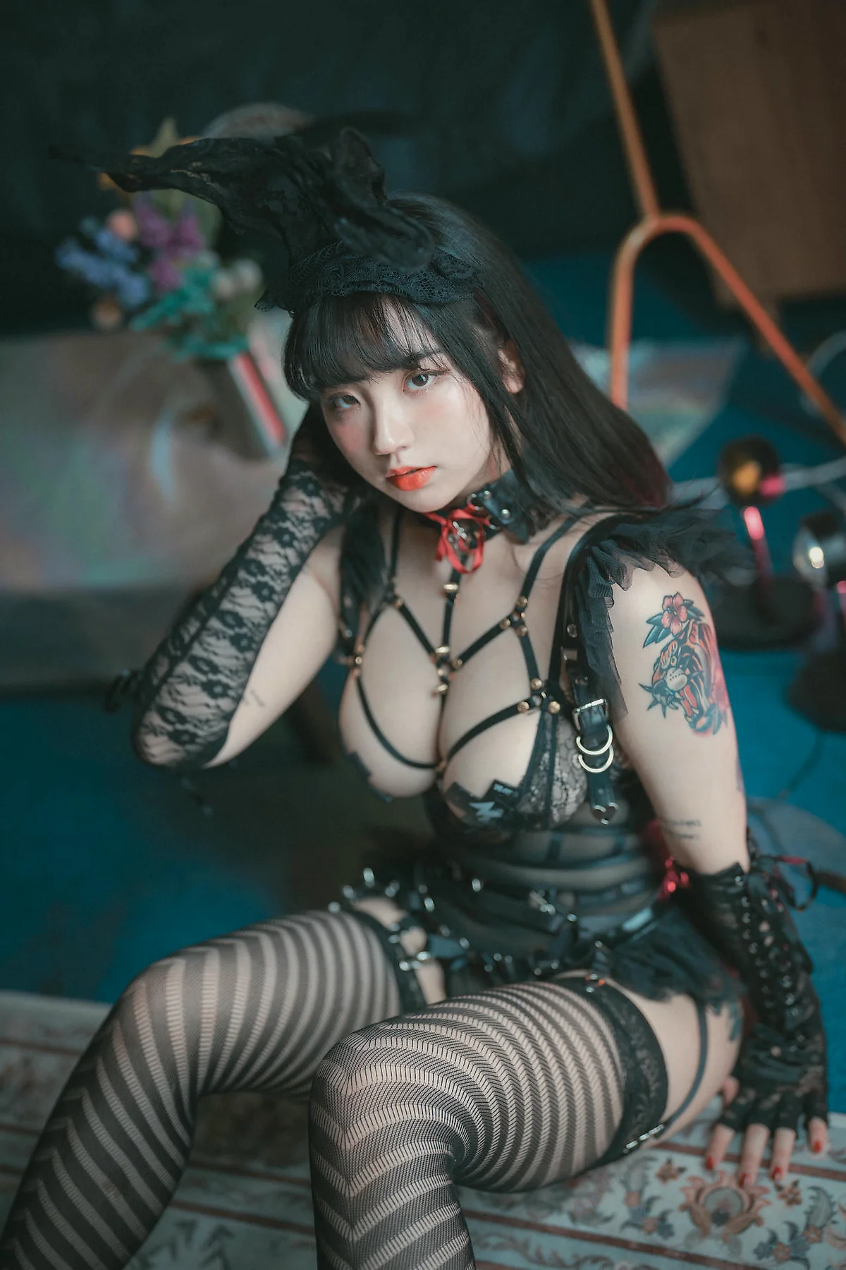 DJAWA No.098 Echi Reine纹身翘臀少女 - 9