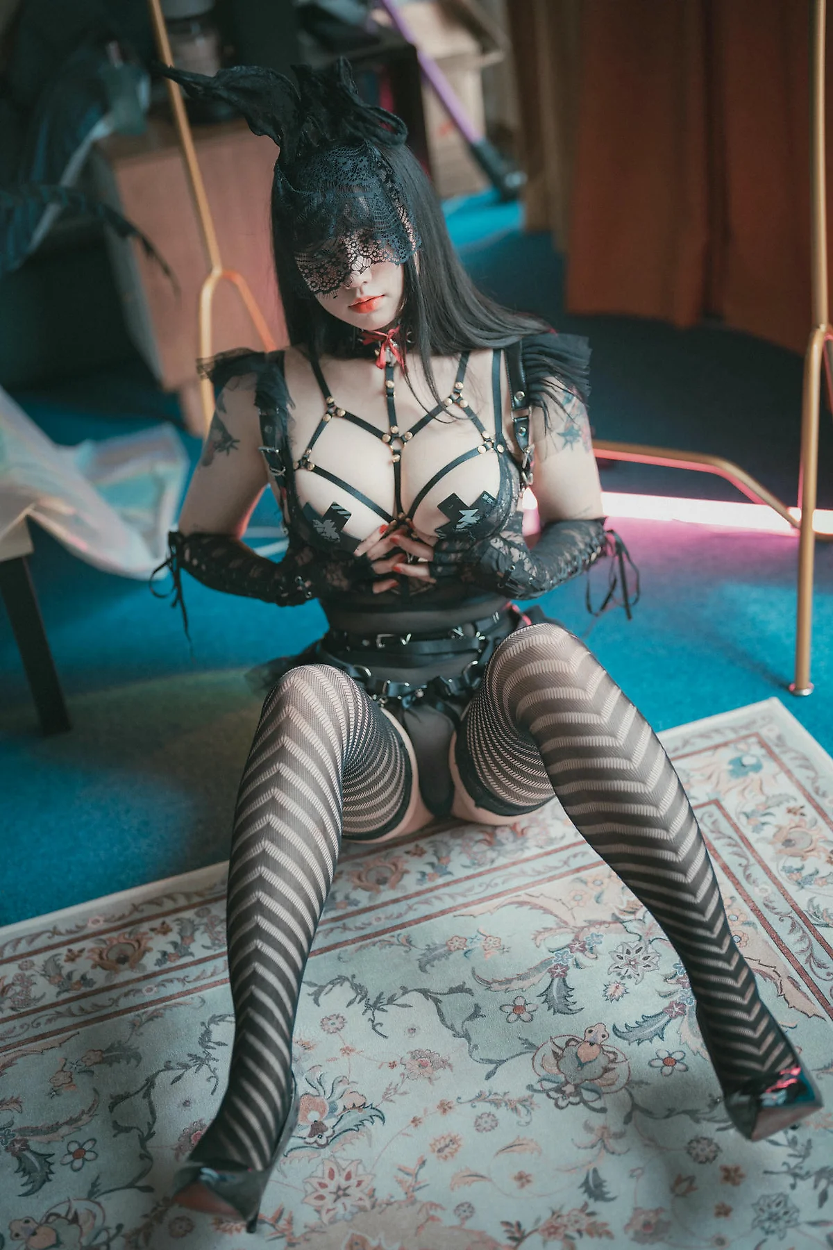 DJAWA No.098 Echi Reine纹身翘臀少女 - 3