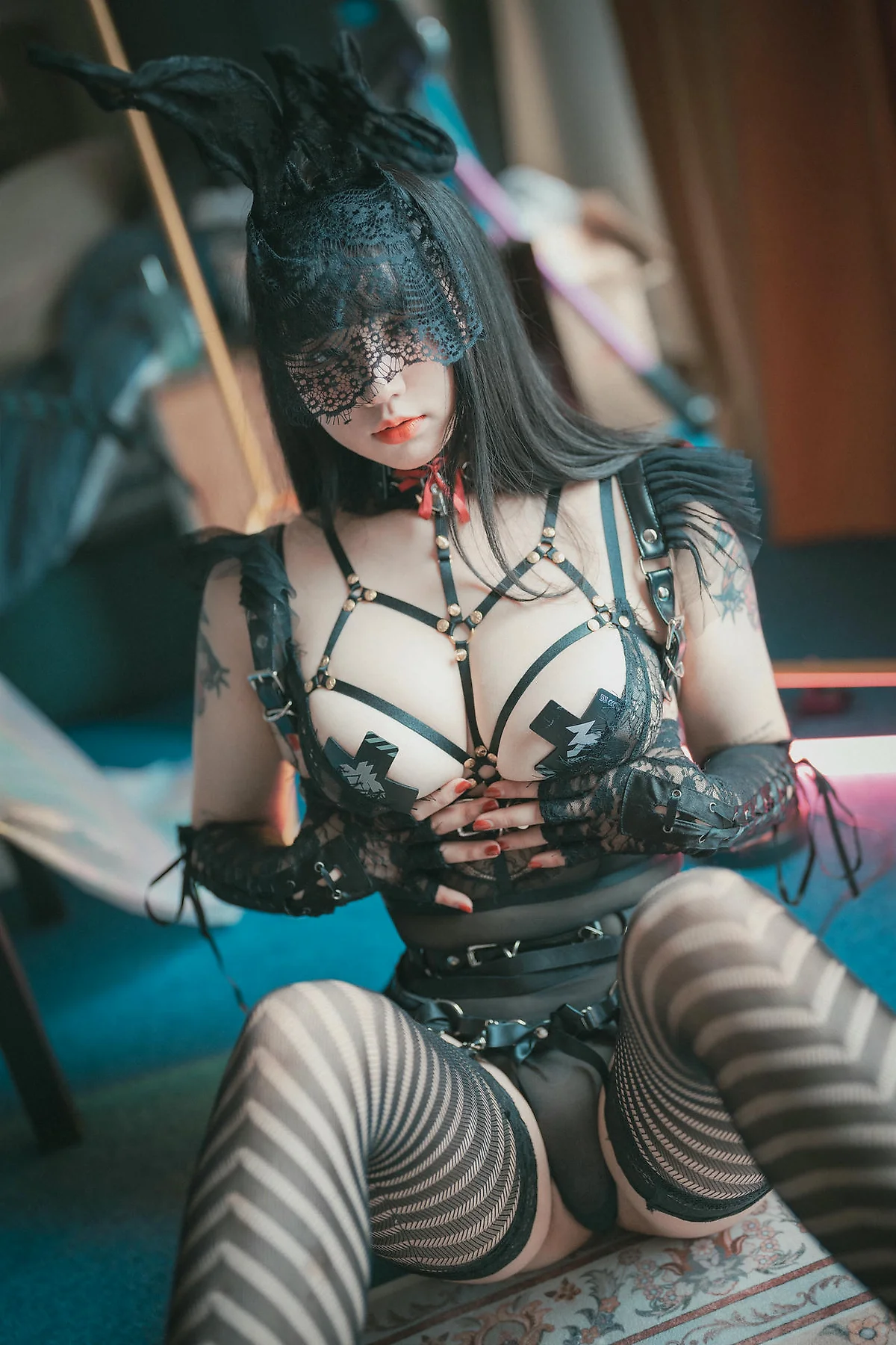 DJAWA No.098 Echi Reine纹身翘臀少女 - 5