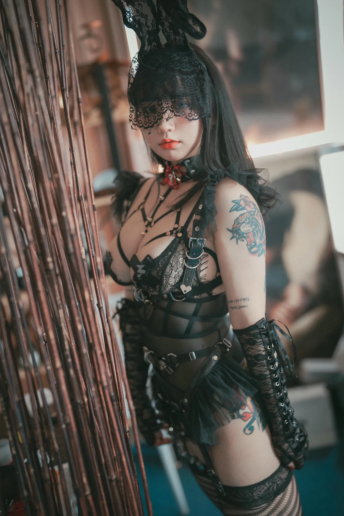 DJAWA No.098 Echi Reine纹身翘臀少女 - 2