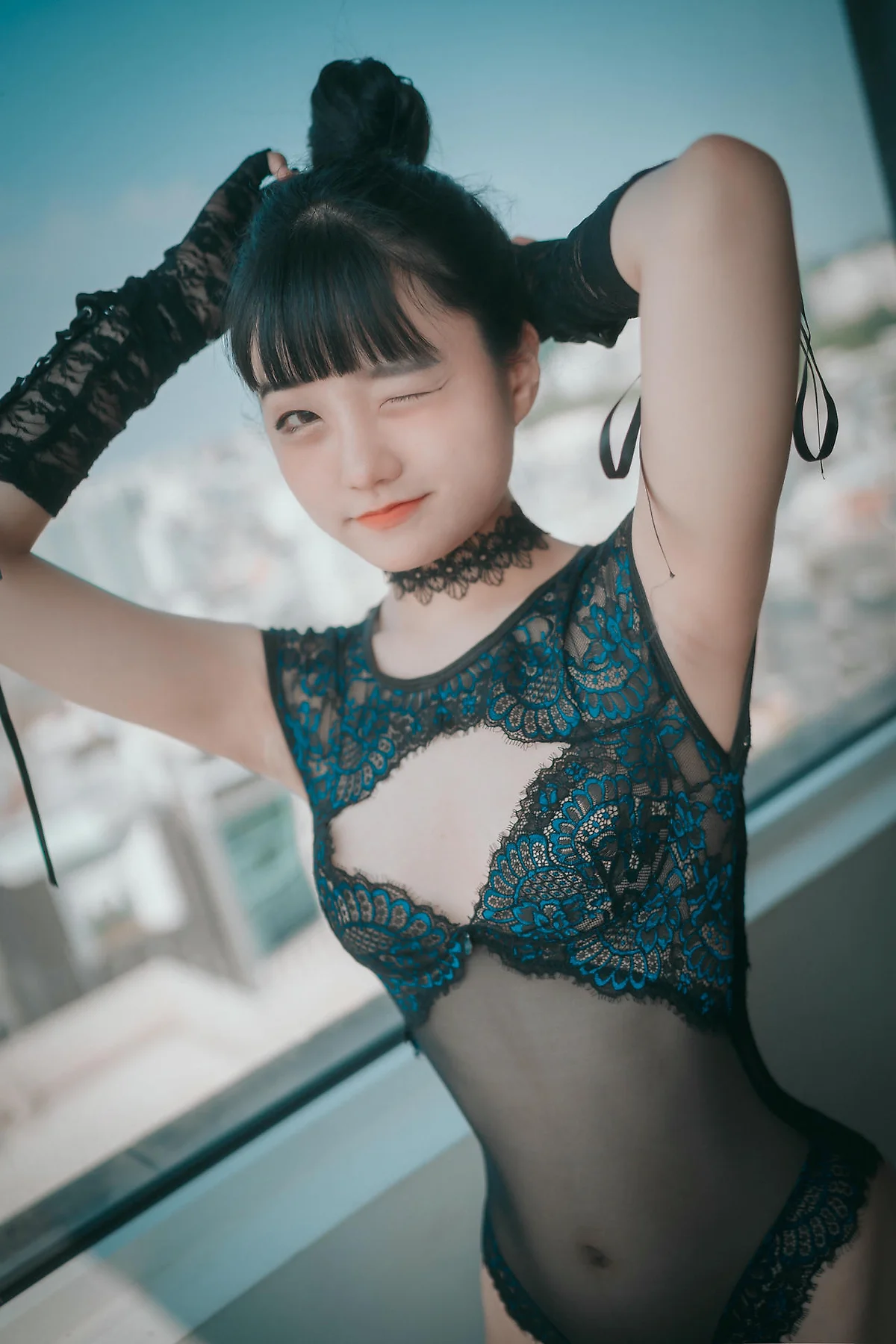 DJAWA No.104 Jeong Jenny蕾丝连体衣 - 6