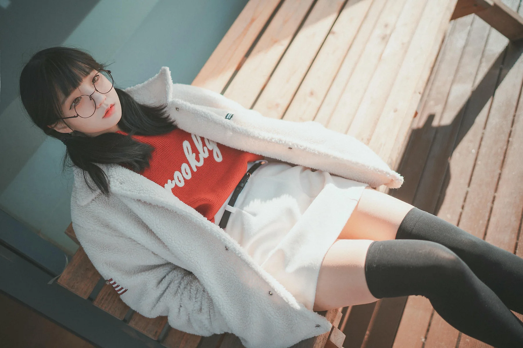 DJAWA No.105 Jeong Jenny红衣双马尾少女 - 4