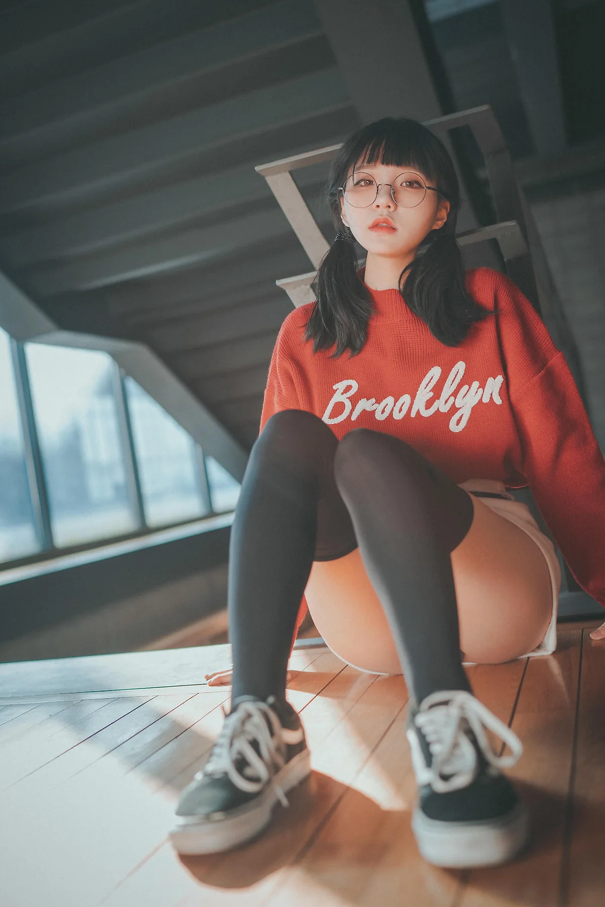 DJAWA No.105 Jeong Jenny红衣双马尾少女 - 1