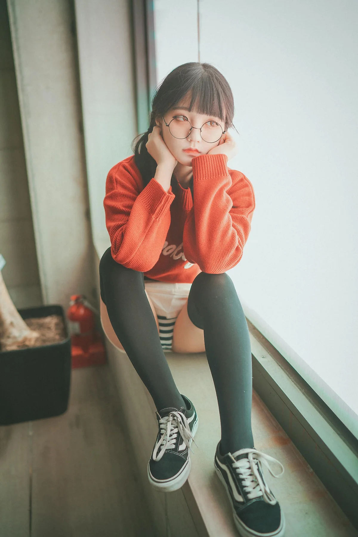 DJAWA No.105 Jeong Jenny红衣双马尾少女 - 7