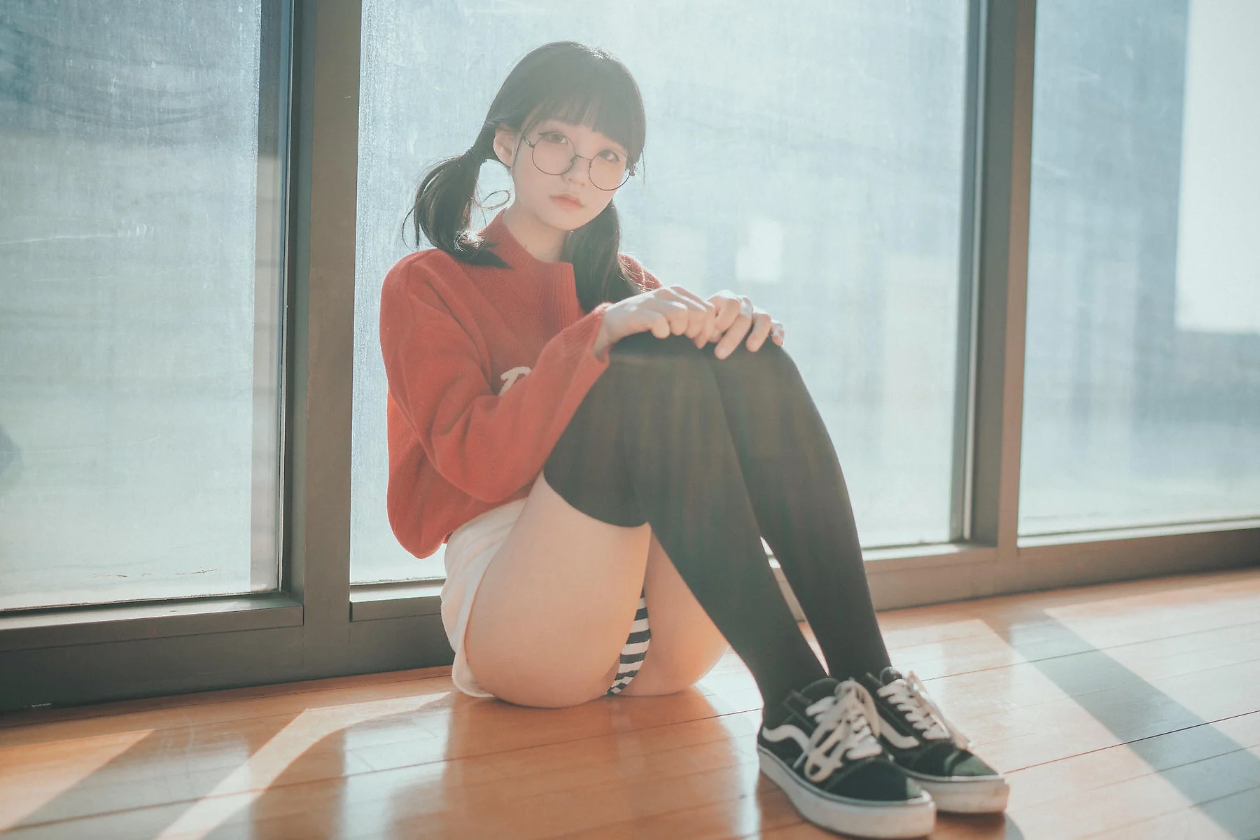 DJAWA No.105 Jeong Jenny红衣双马尾少女 - 1