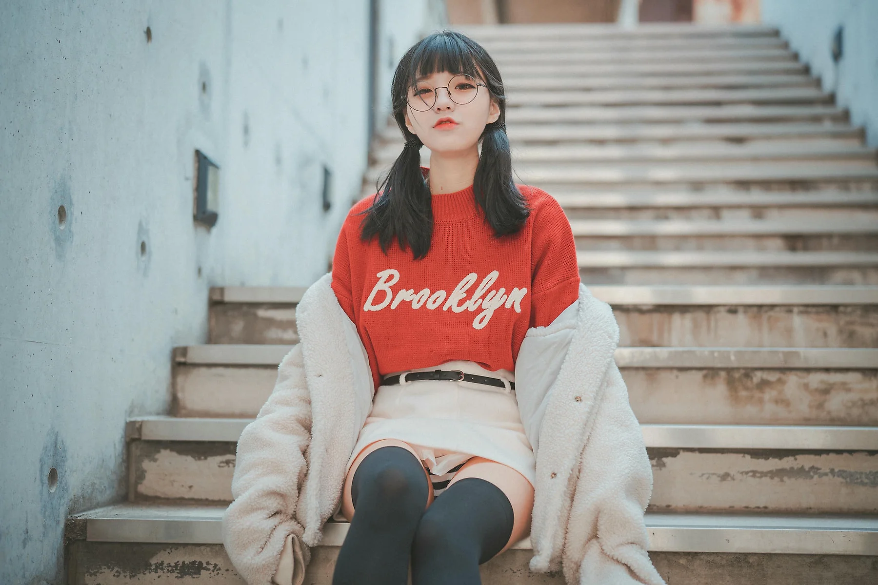 DJAWA No.105 Jeong Jenny红衣双马尾少女 - 5
