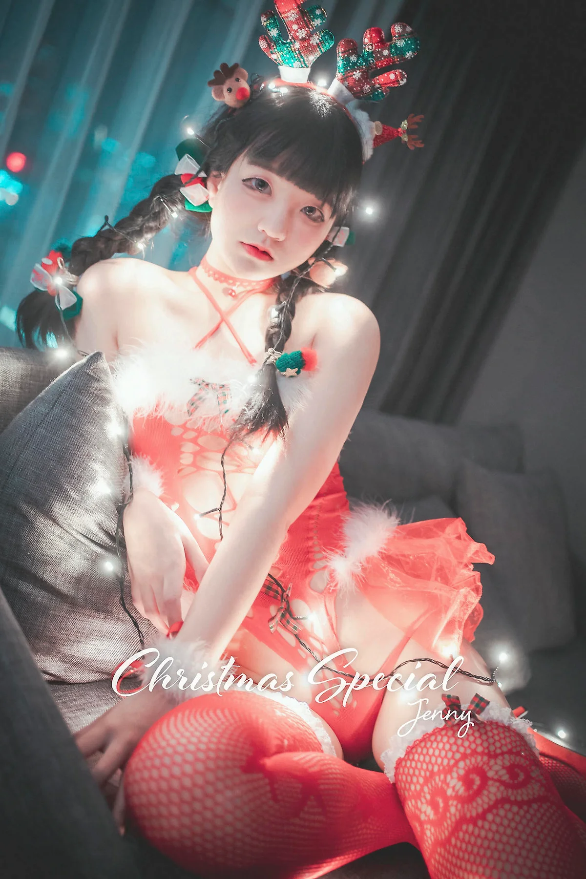 DJAWA No.106 Jeong Jenny红色麋鹿少女 - 1