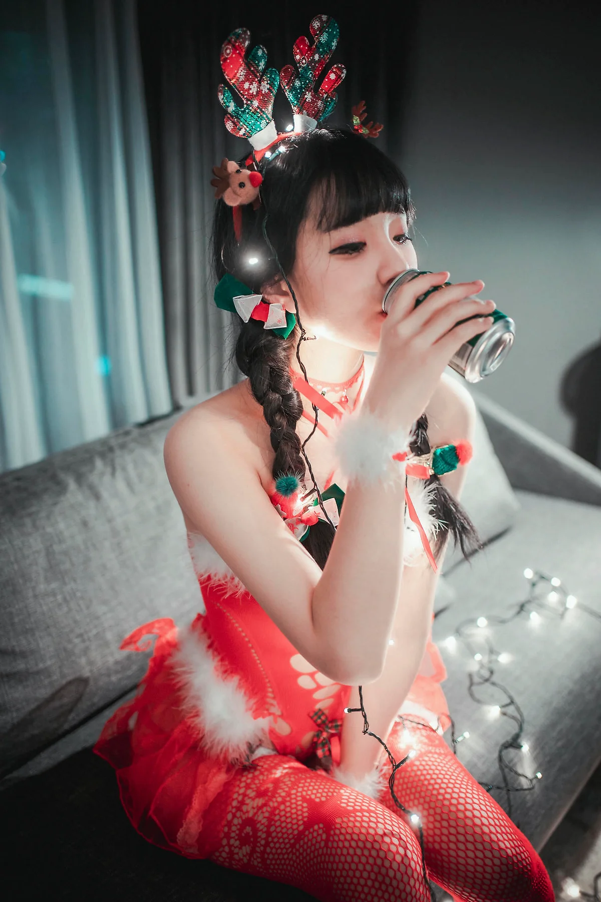 DJAWA No.106 Jeong Jenny红色麋鹿少女 - 4