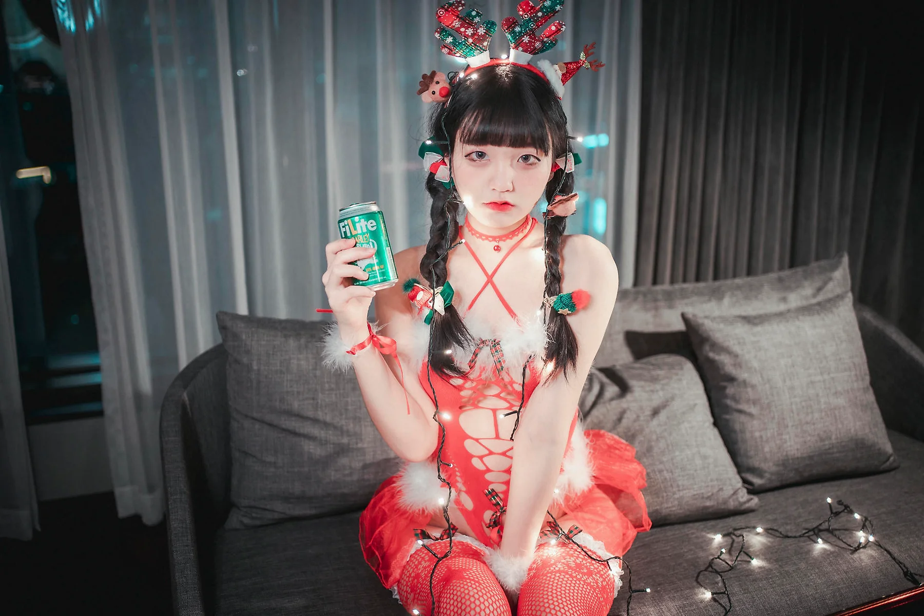 DJAWA No.106 Jeong Jenny红色麋鹿少女 - 6
