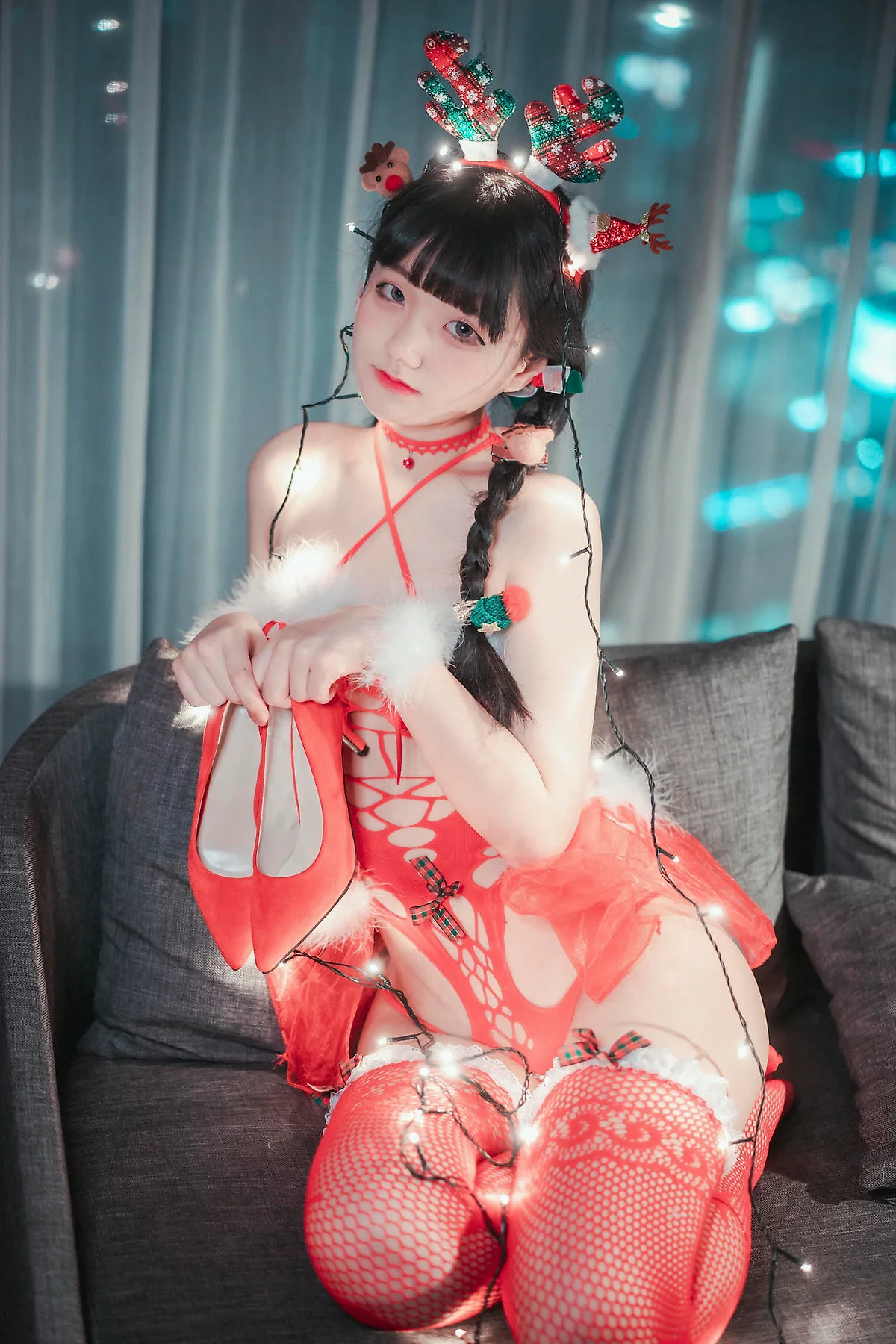 DJAWA No.106 Jeong Jenny红色麋鹿少女 - 10