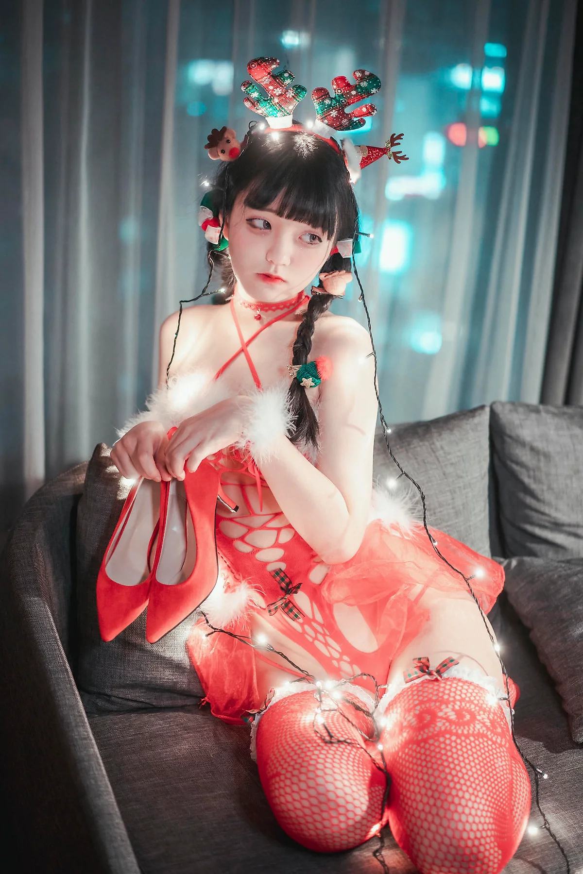 DJAWA No.106 Jeong Jenny红色麋鹿少女 - 2