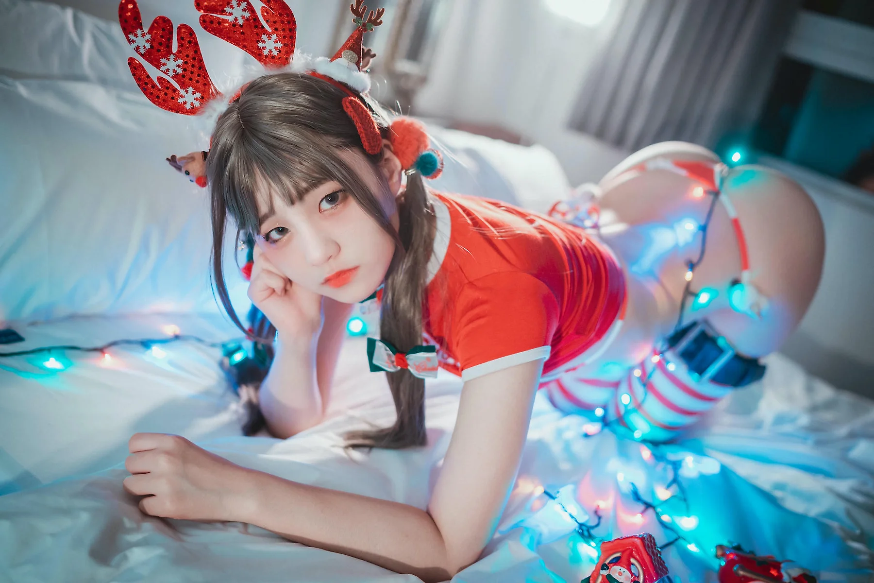 DJAWA No.106 Jeong Jenny红色麋鹿少女 - 3