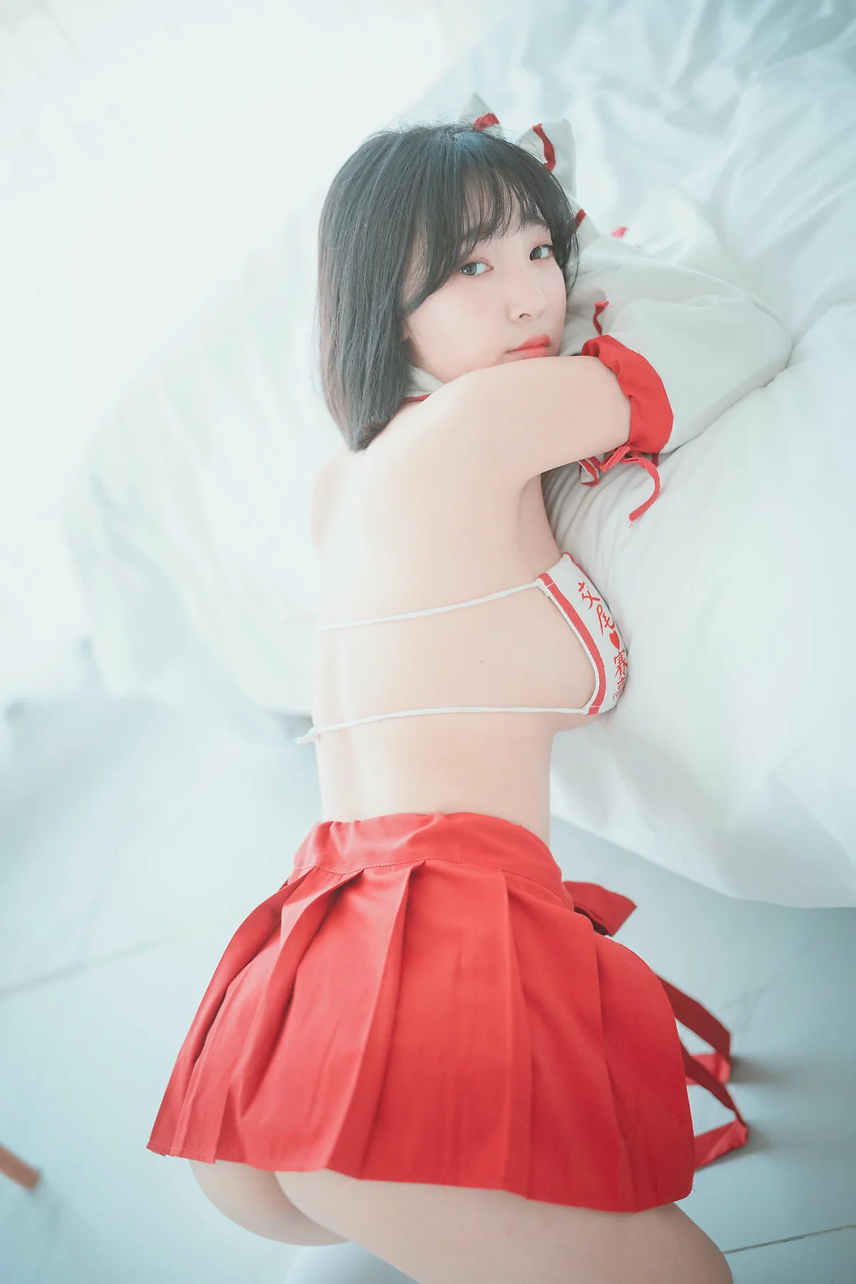 DJAWA No.114 Kang In-kyung制服乳贴少女 - 3