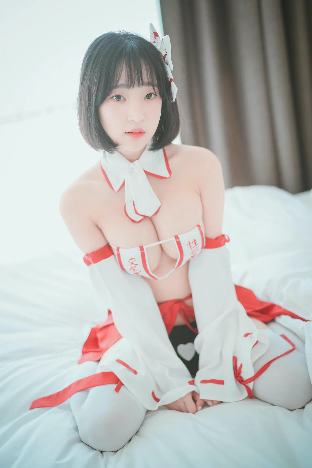 DJAWA No.114 Kang In-kyung制服乳贴少女 - 6