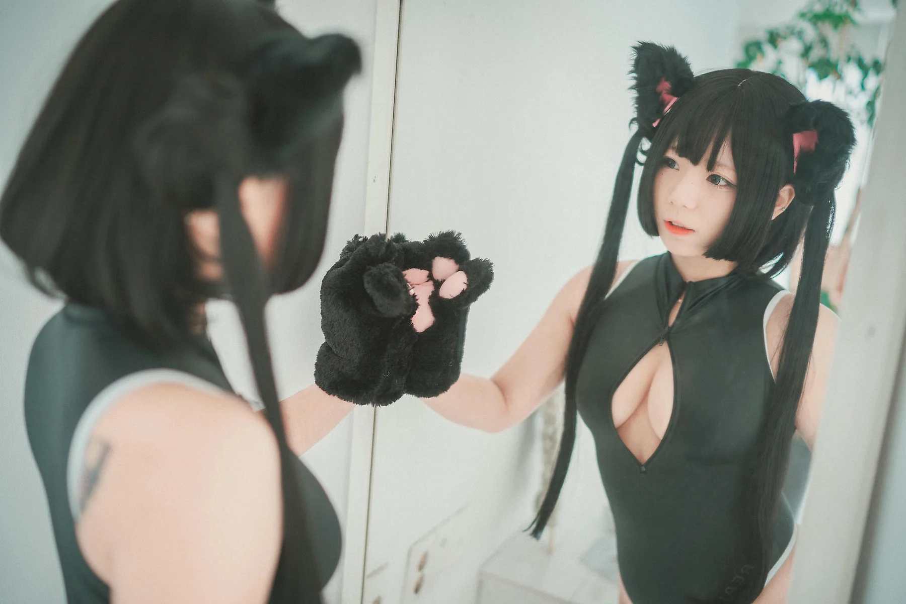 DJAWA No.115 Maruemon连体衣酥胸美乳 - 3