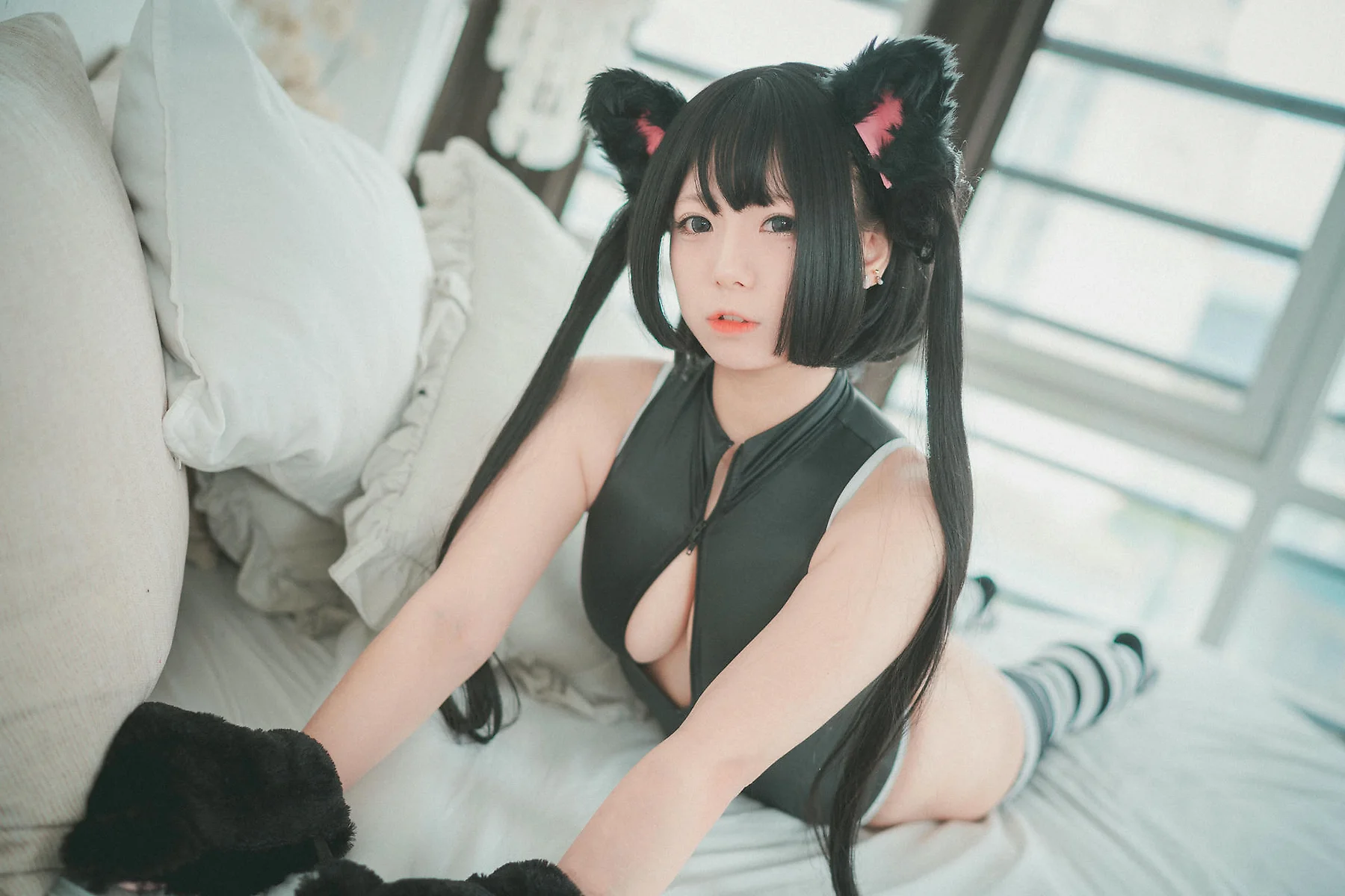DJAWA No.115 Maruemon连体衣酥胸美乳 - 9