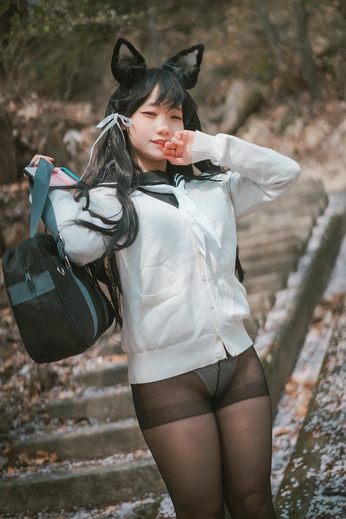 DJAWA No.118 Mimmi户外野外黑丝写真 - 6