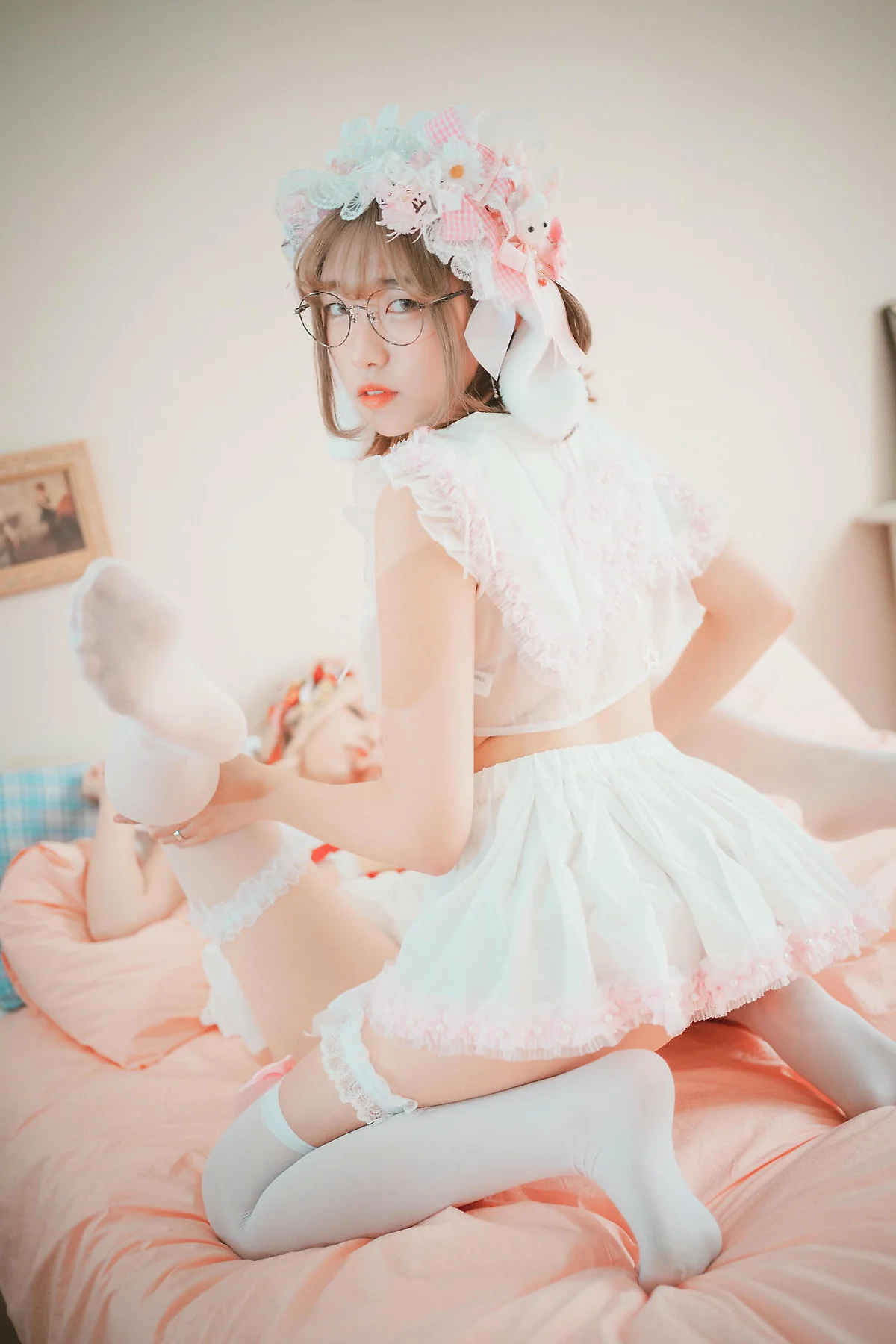 DJAWA No.124 Mozzi花嫁少女双人写真 - 3