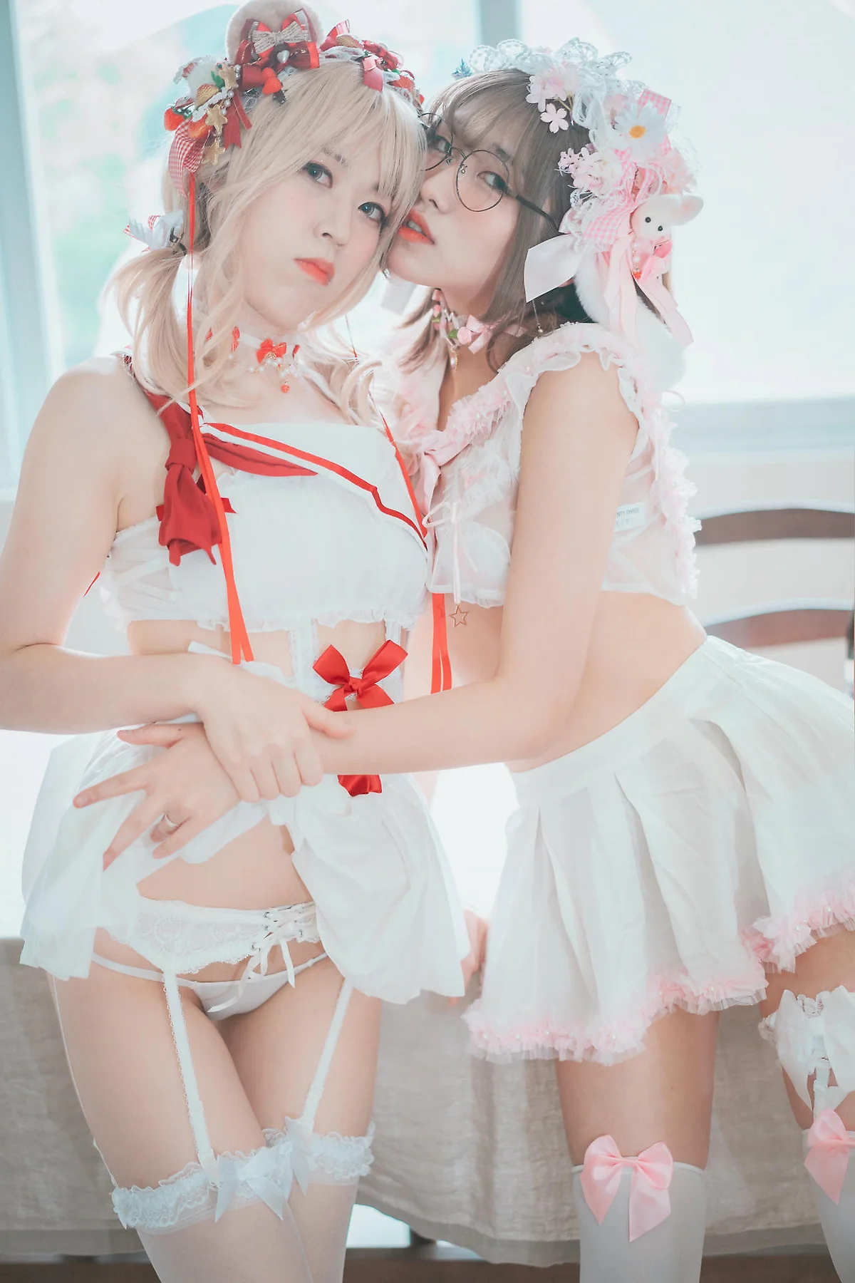 DJAWA No.124 Mozzi花嫁少女双人写真 - 10