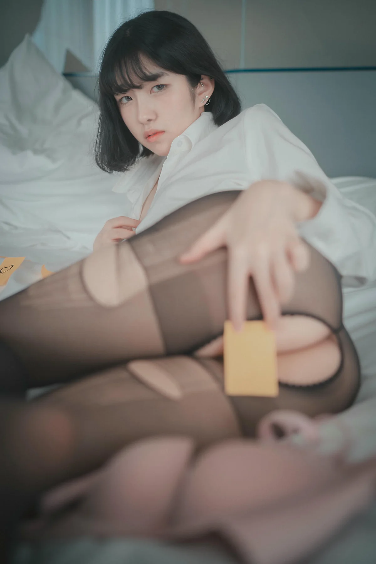 DJAWA No.136 Sonson爆乳黑丝衬衫 - 2