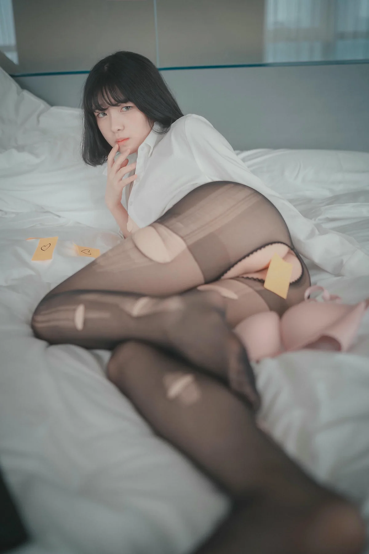 DJAWA No.136 Sonson爆乳黑丝衬衫 - 5