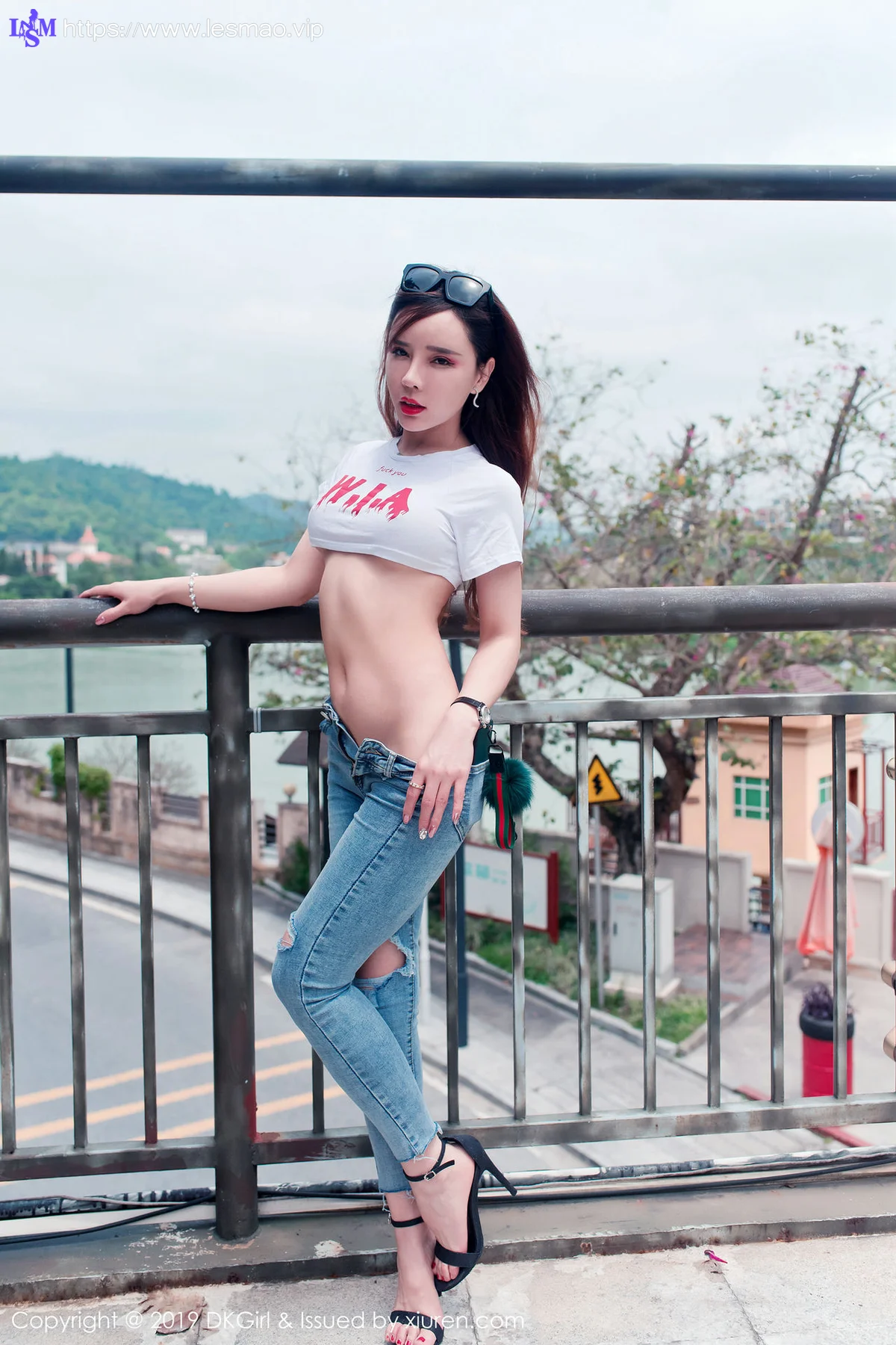 DKGirl DK御女郎 Vol.108  户外露天爆乳外拍 艾小青 - 4