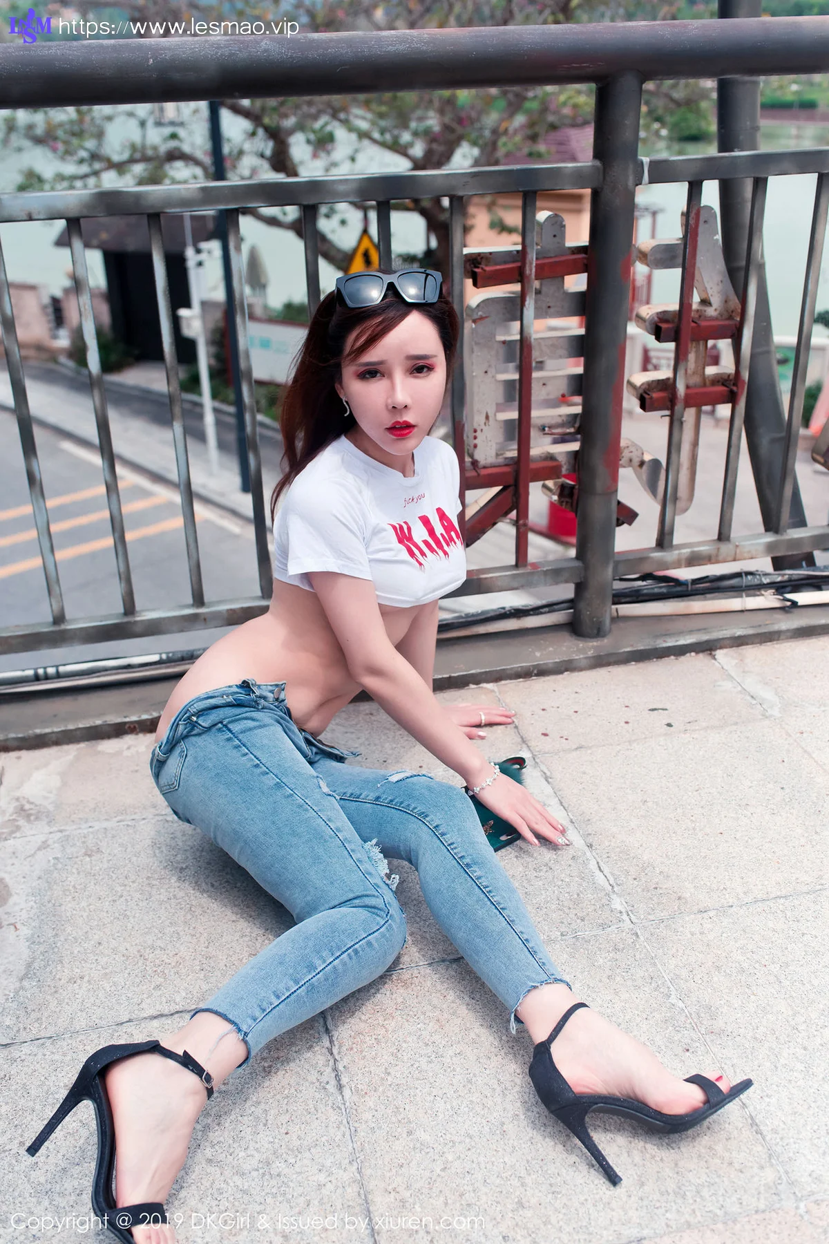 DKGirl DK御女郎 Vol.108  户外露天爆乳外拍 艾小青 - 6