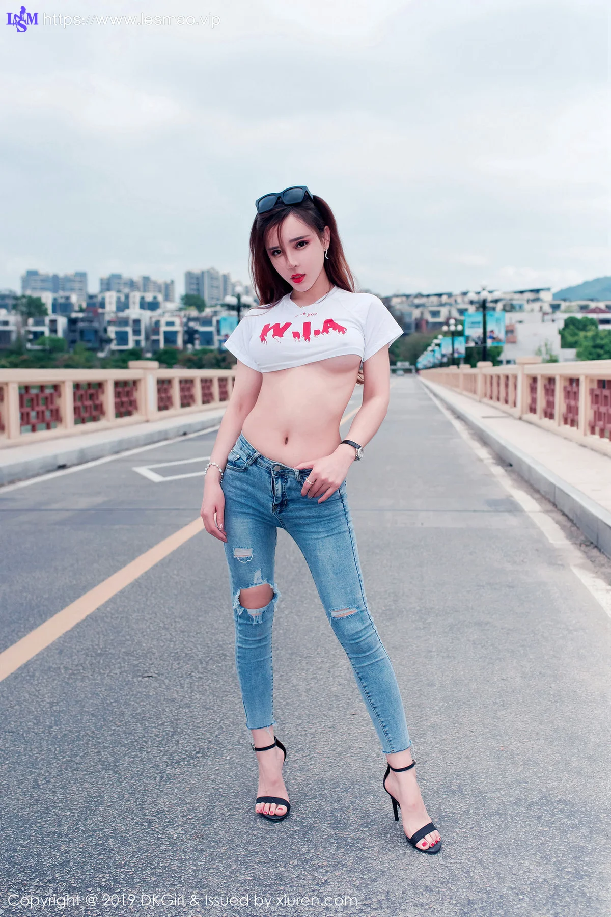 DKGirl DK御女郎 Vol.108  户外露天爆乳外拍 艾小青 - 10