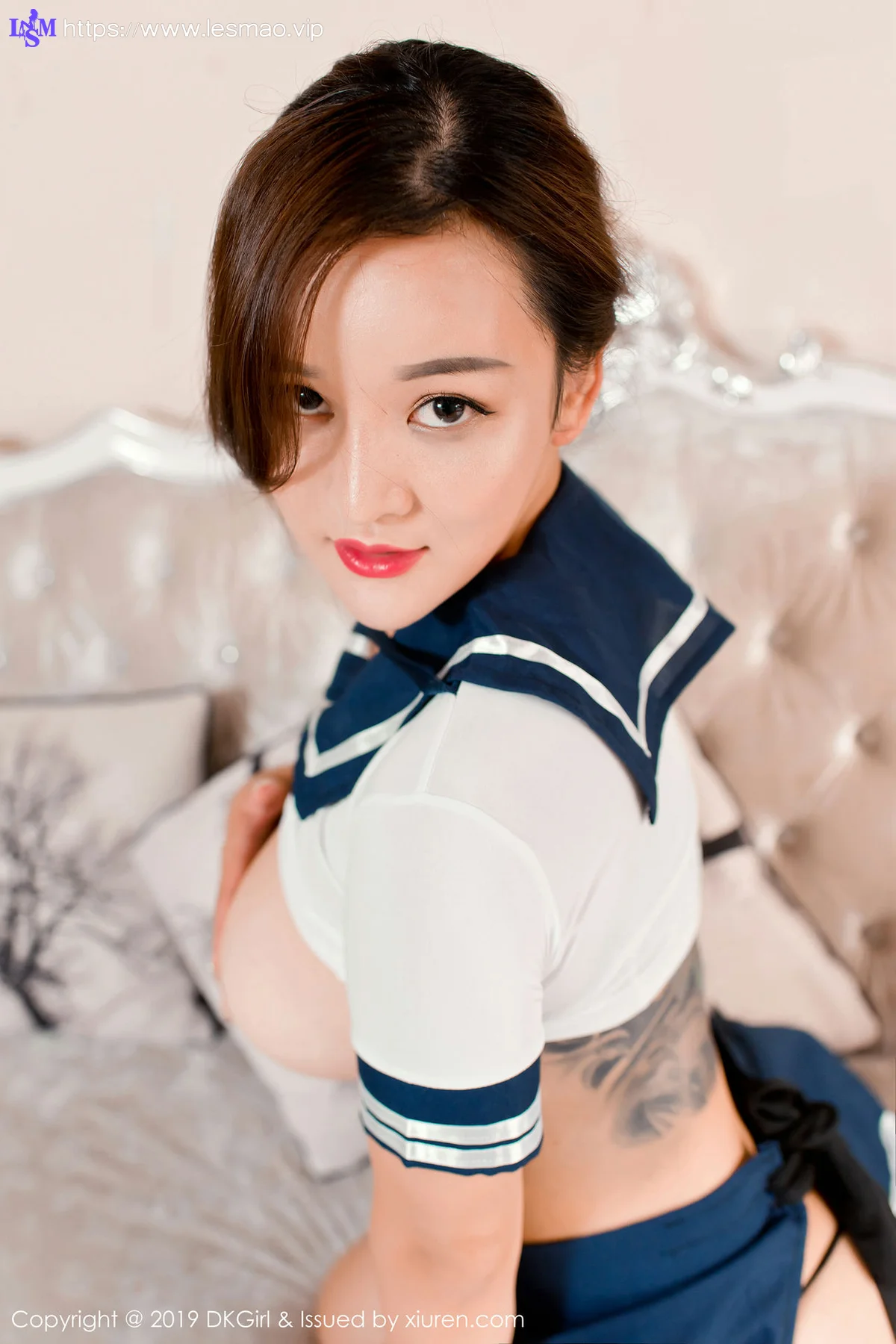 DKGirl DK御女郎 Vol.110 潘琳琳ber 肥臀御姐丁字裤 - 5