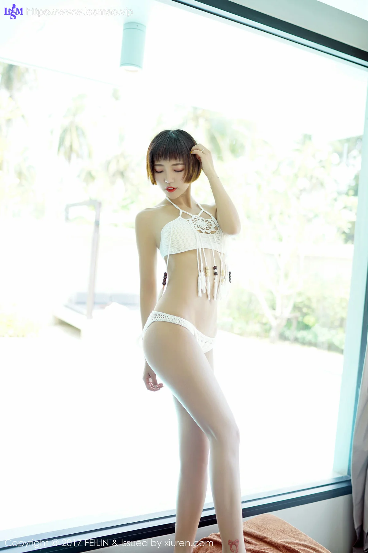 FeiLin 嗲囡囡 Vol.083 Modo 冯木木LRIS 比基尼湿身 - 5