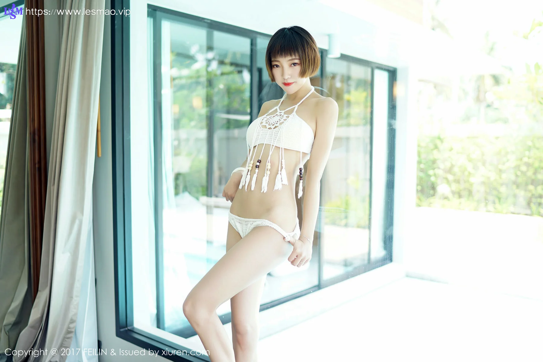 FeiLin 嗲囡囡 Vol.083 Modo 冯木木LRIS 比基尼湿身 - 6