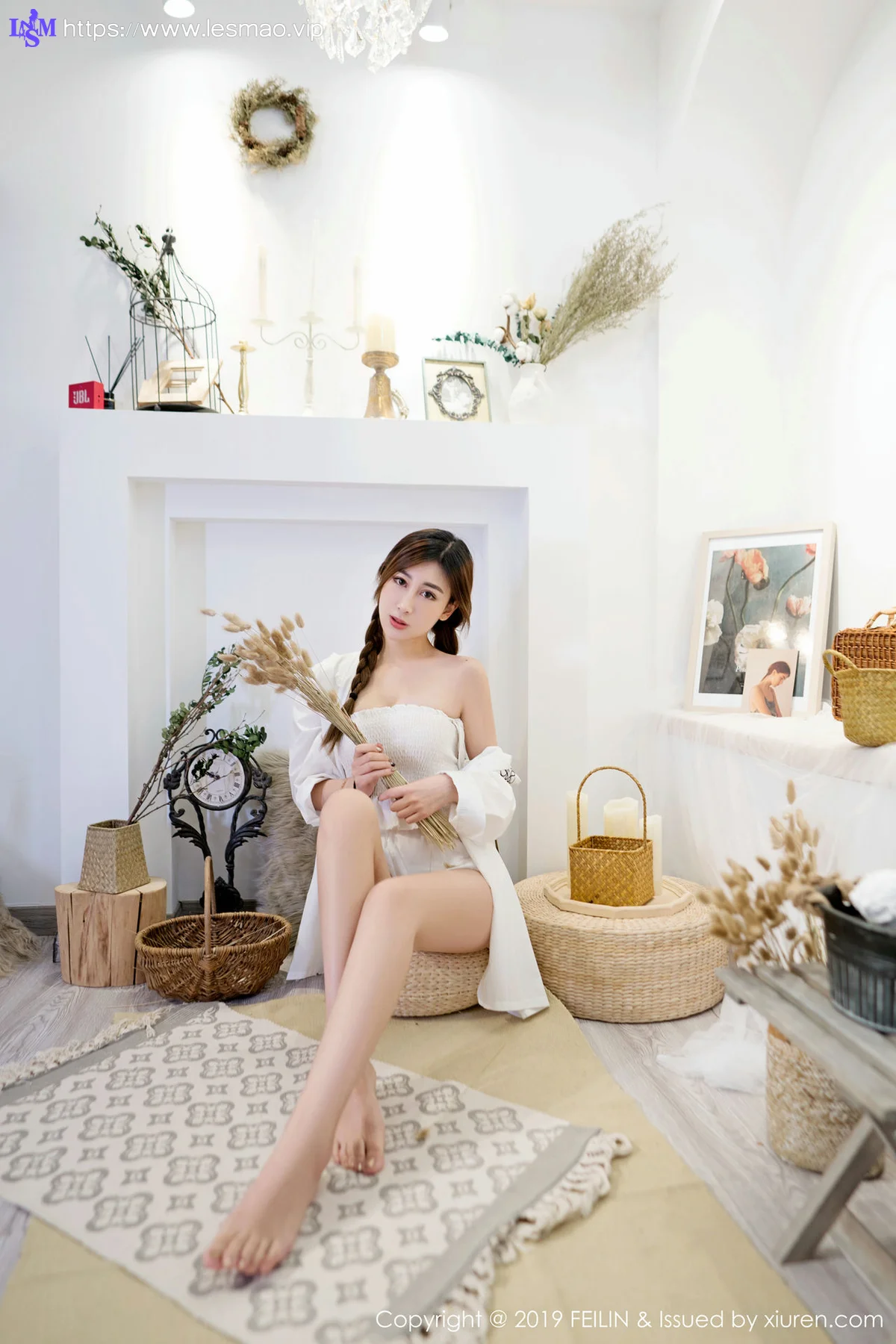FeiLin 嗲囡囡 Vol.185 星星star 首套写真长腿模特 - 1