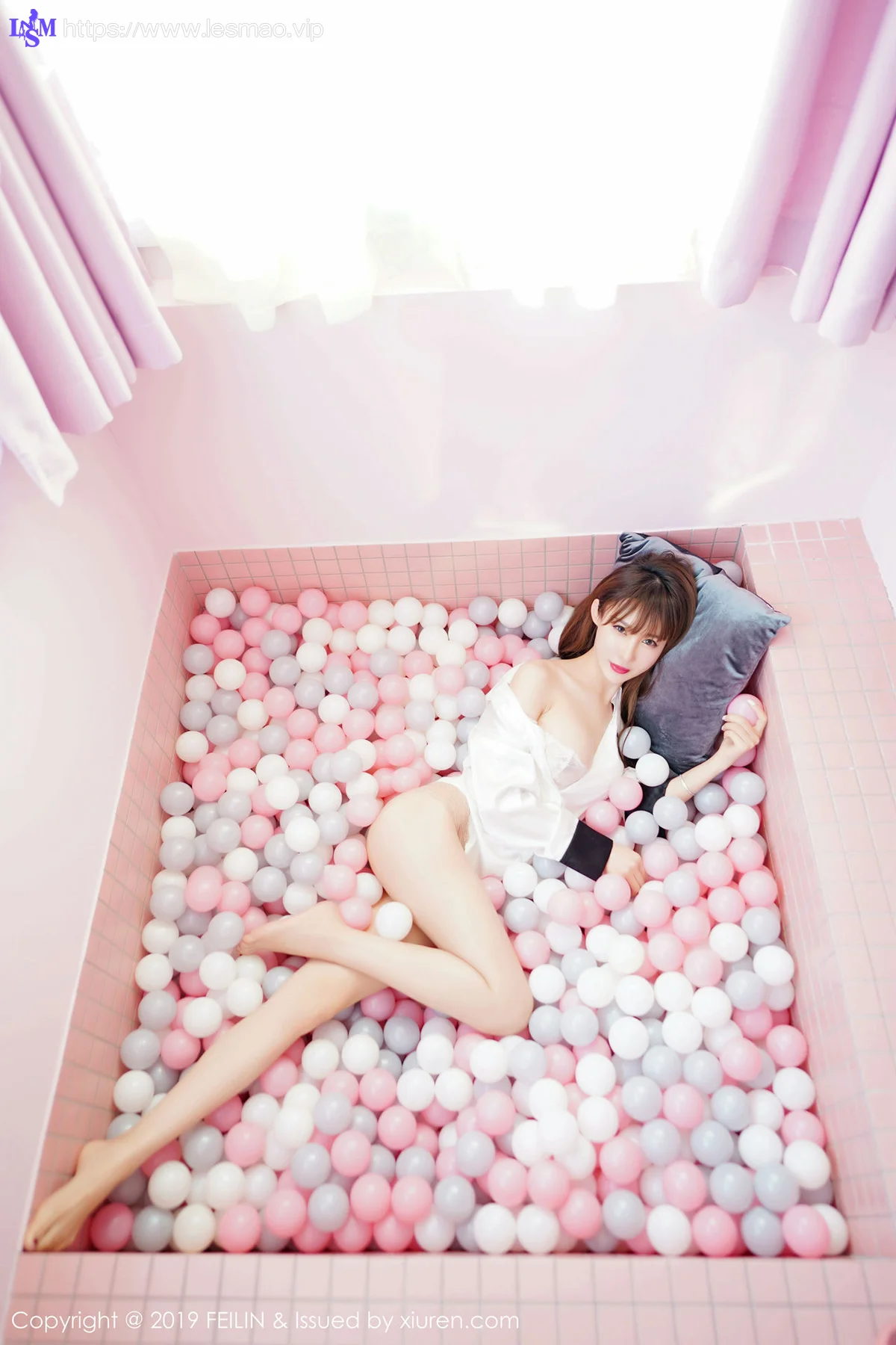 FeiLin 嗲囡囡 Vol.214 程梓首套写真 - 10