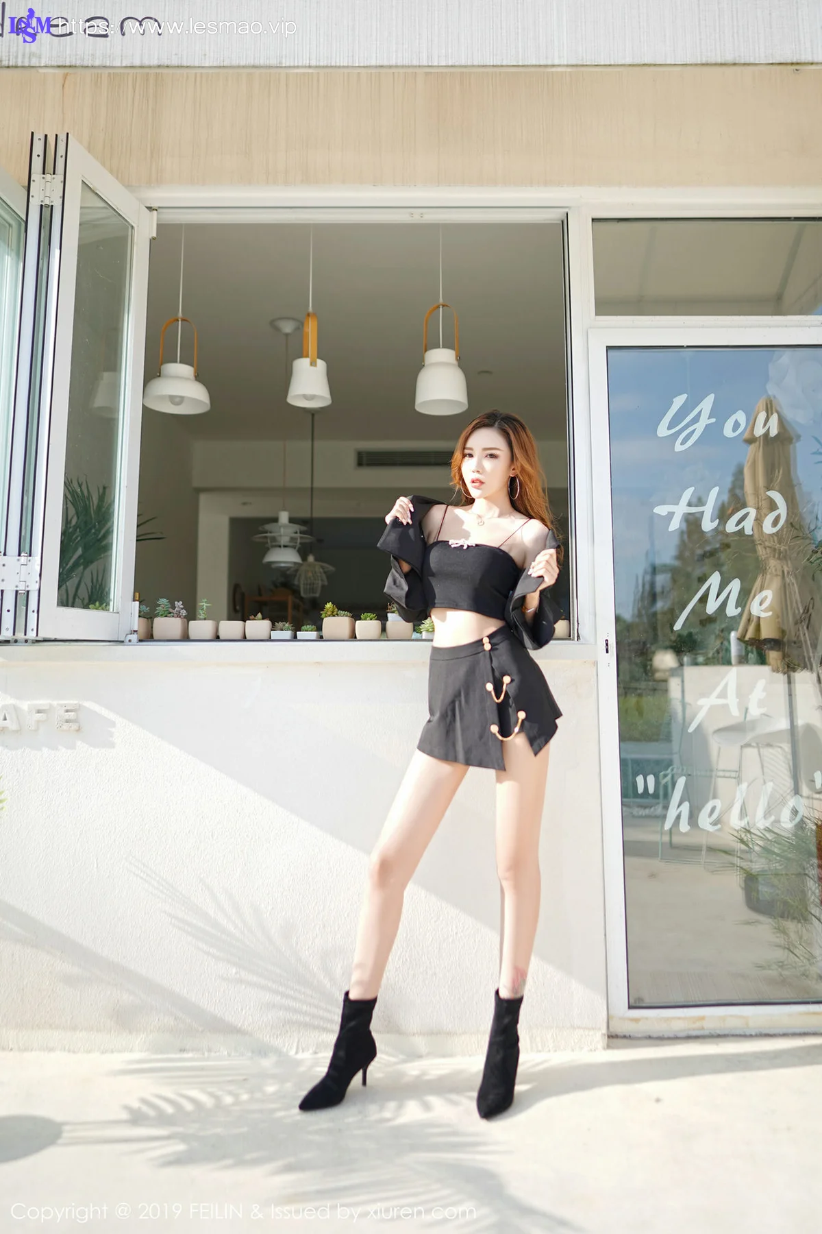 FeiLin 嗲囡囡 Vol.220 梦小楠小夜猫 性感泳池写真 - 6
