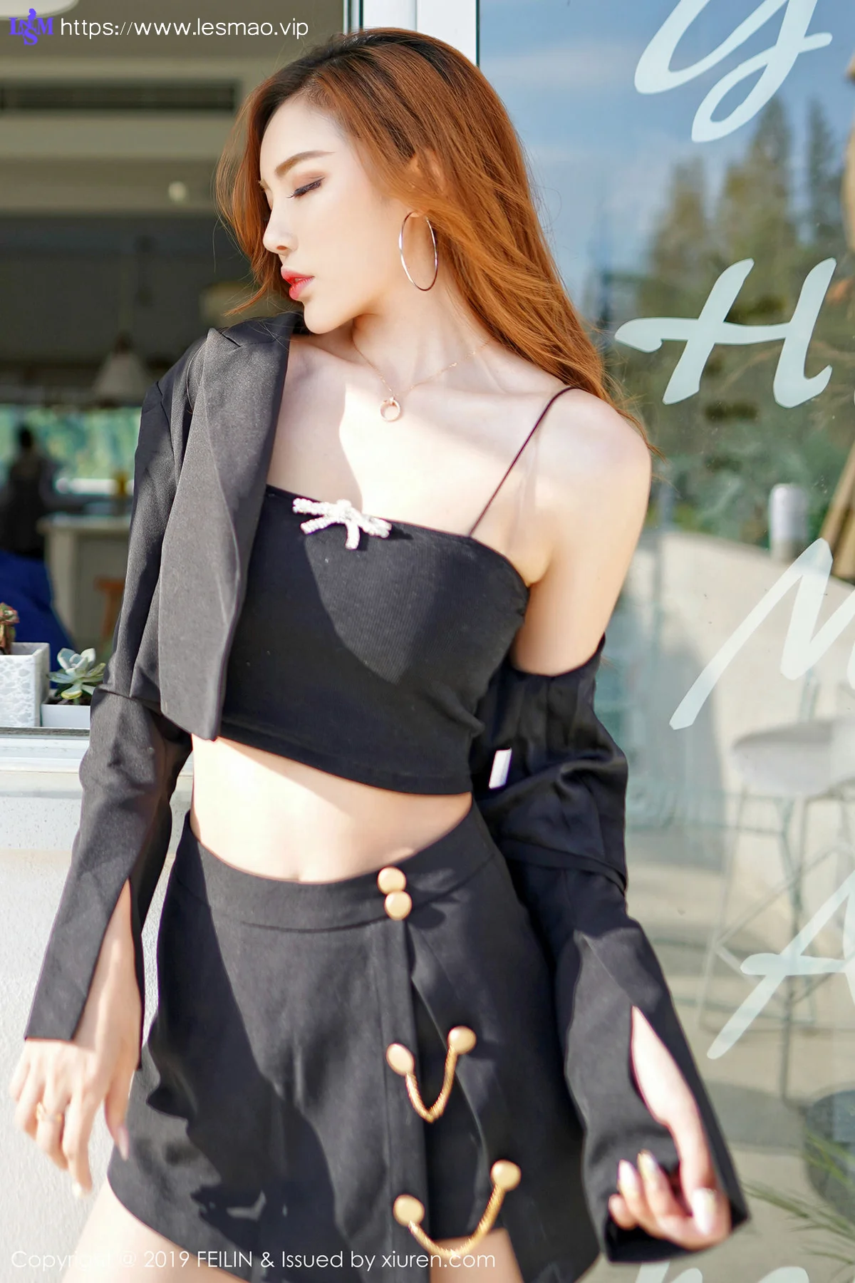 FeiLin 嗲囡囡 Vol.220 梦小楠小夜猫 性感泳池写真 - 9