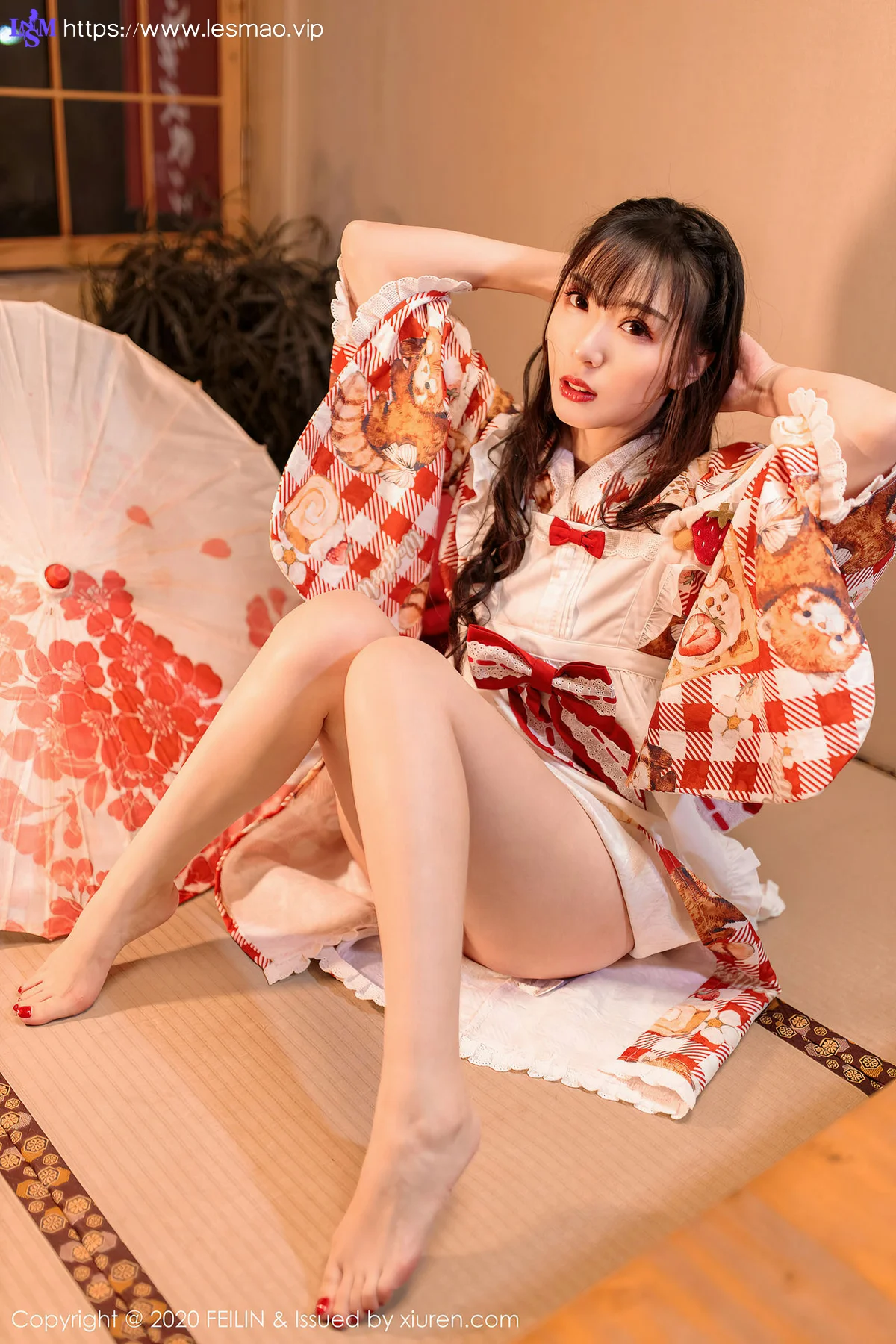 FeiLin 嗲囡囡 Vol.360 性感和服制服 小波多 - 5