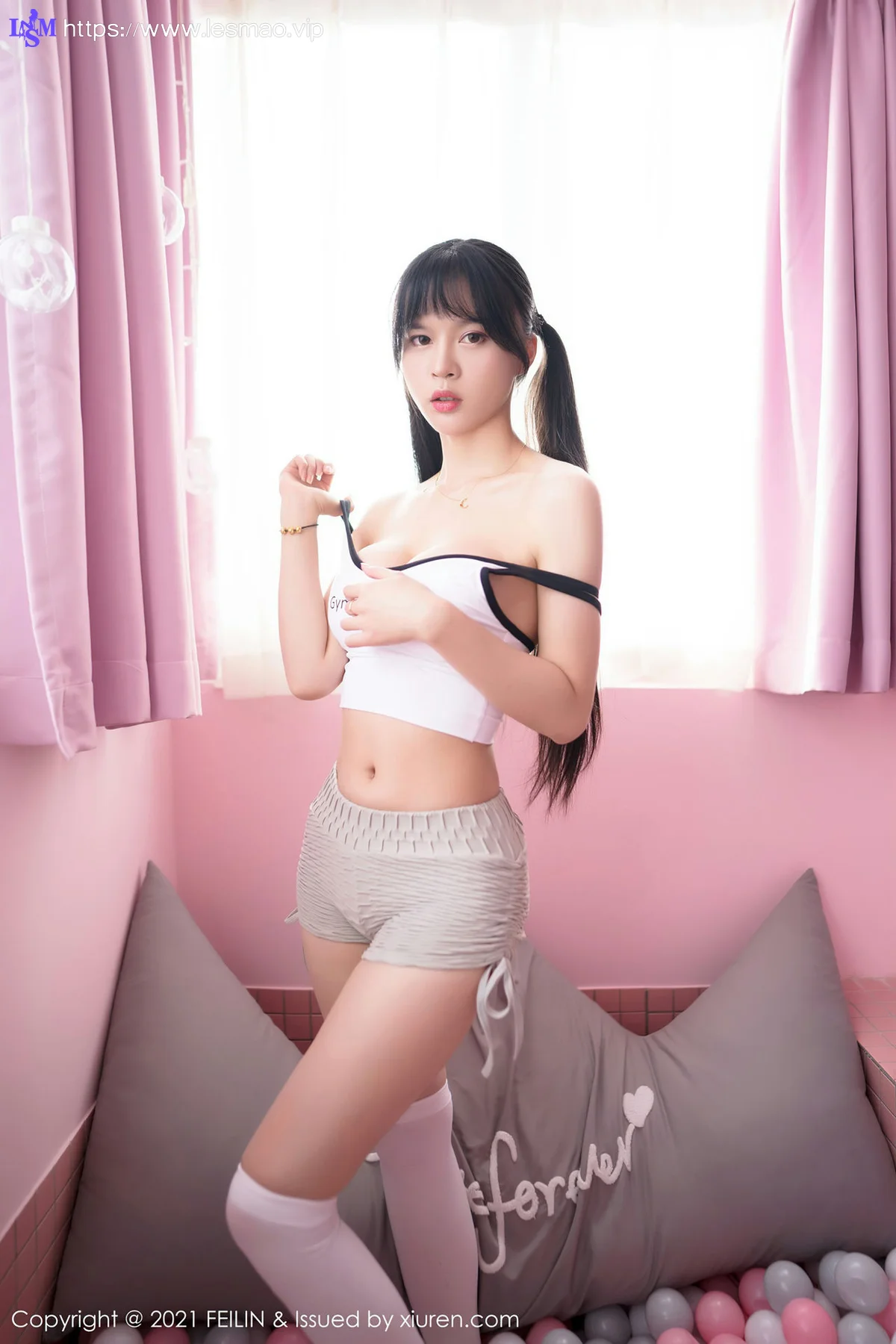 FeiLin 嗲囡囡 Vol.364 清甜诱惑可人萝莉 桃香子 - 3