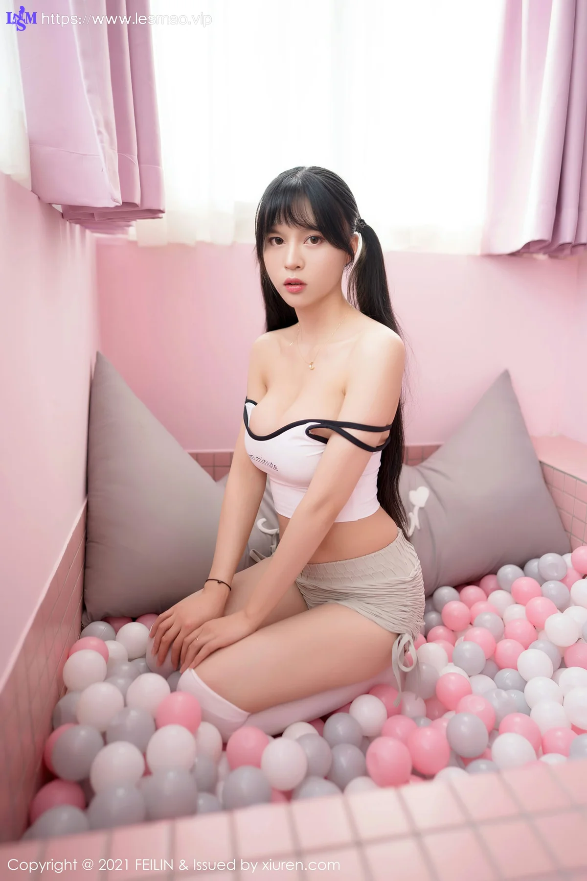 FeiLin 嗲囡囡 Vol.364 清甜诱惑可人萝莉 桃香子 - 5