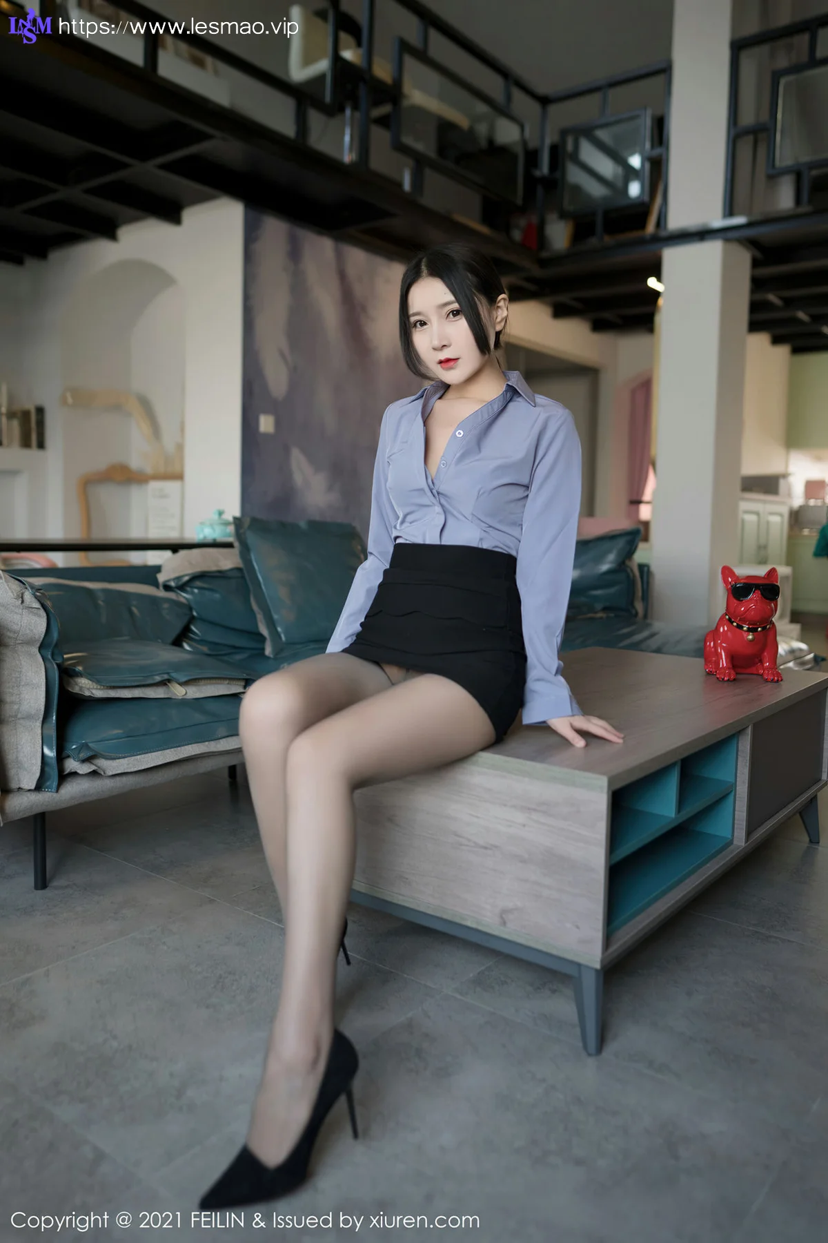 FeiLin 嗲囡囡 Vol.369 职场秘书ol 林煊煊 - 1