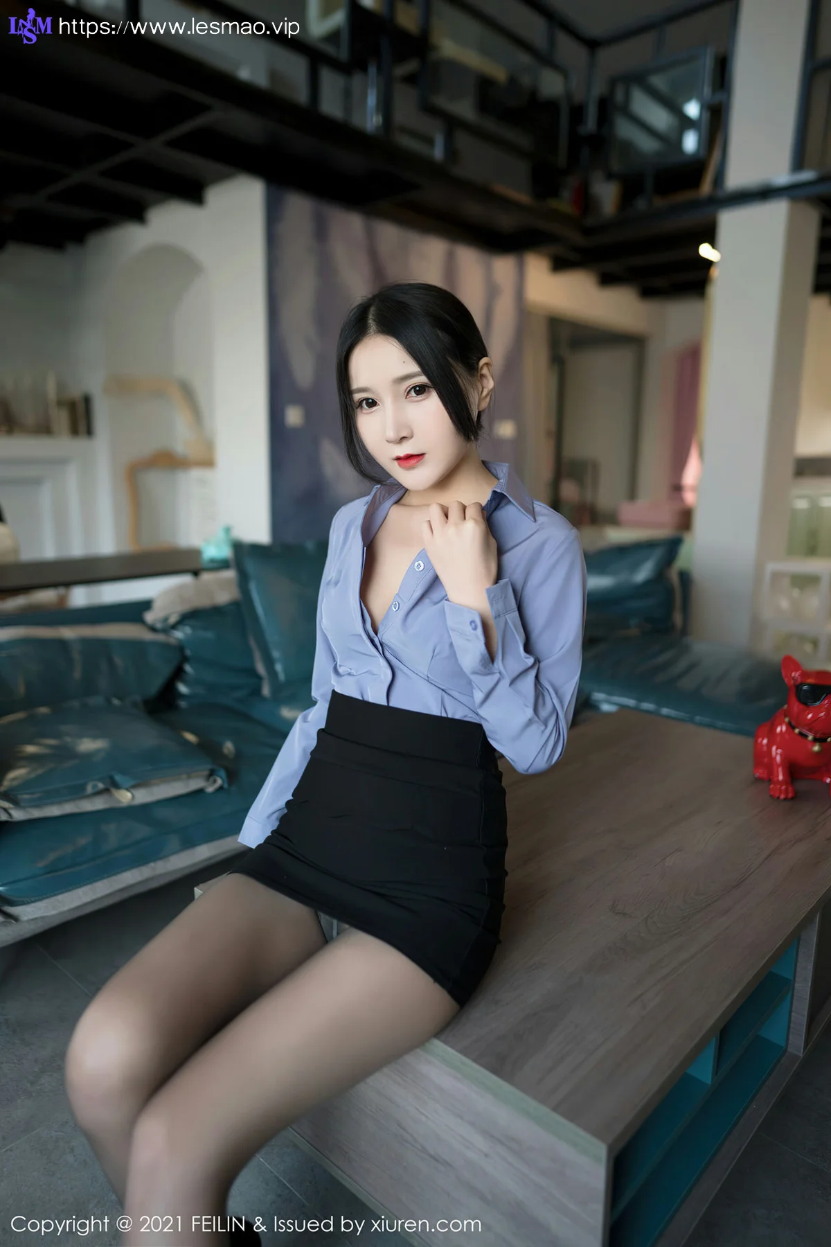 FeiLin 嗲囡囡 Vol.369 职场秘书ol 林煊煊 - 3