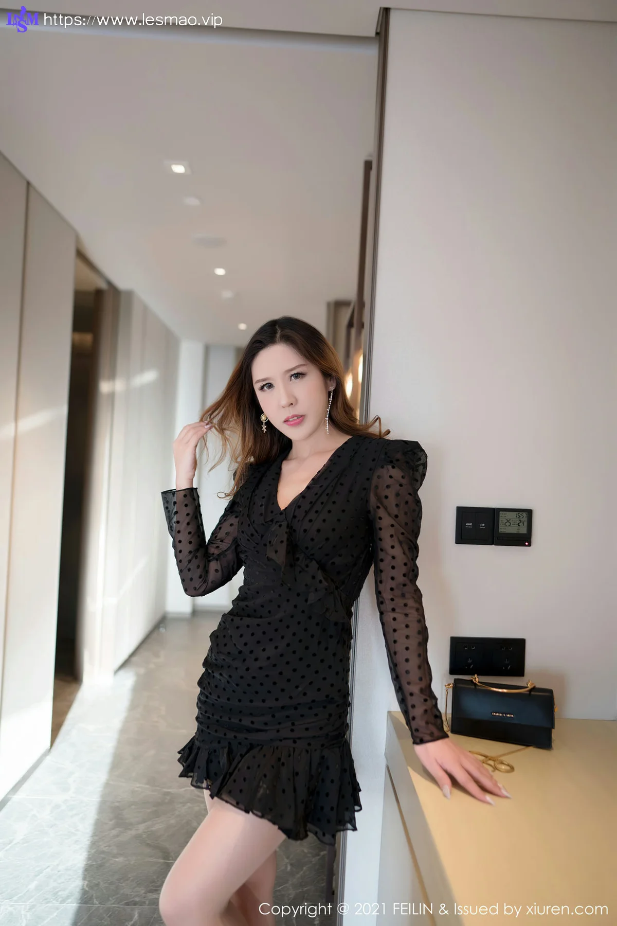 FeiLin 嗲囡囡 Vol.373 isabelle贵贵 熟女制服狂野豹纹 - 2