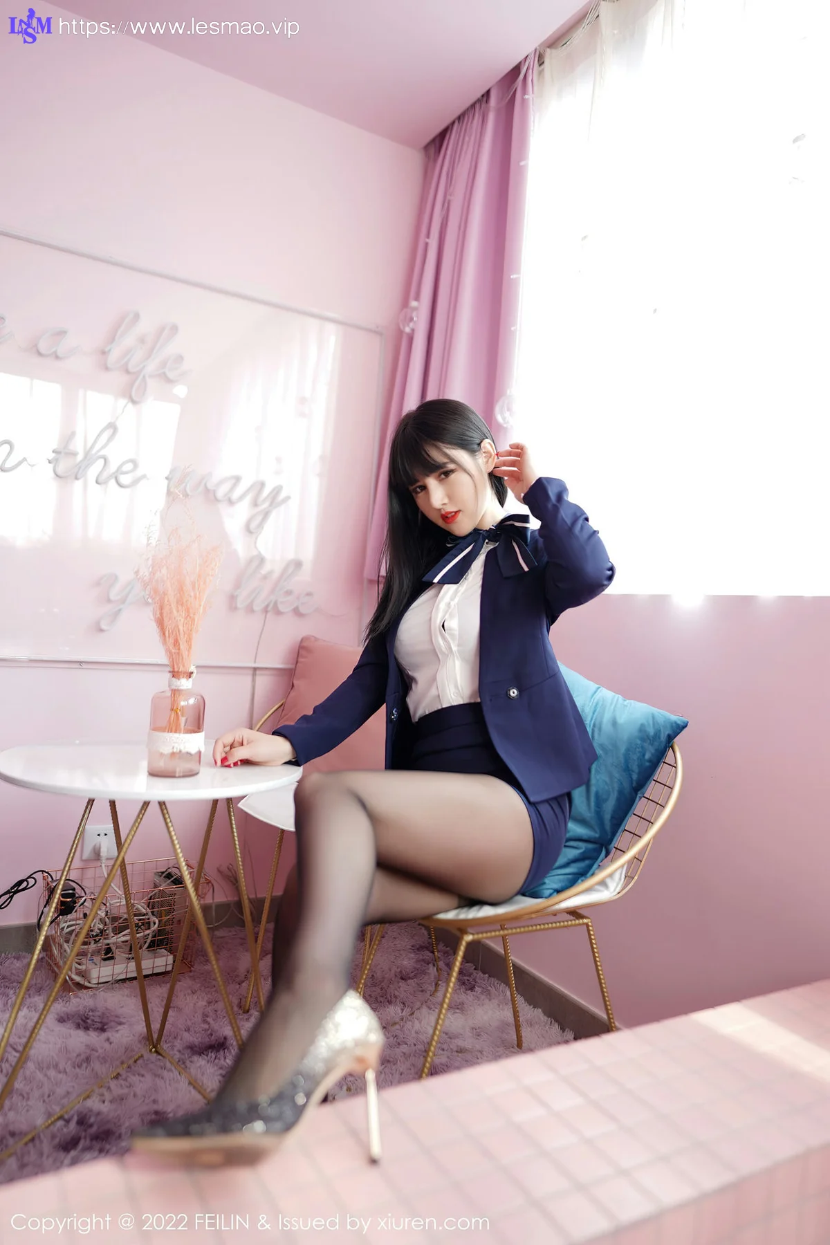 FeiLin 嗲囡囡 Vol.432  制服诱惑系列 诗诗kiki 美女写真33 - 6