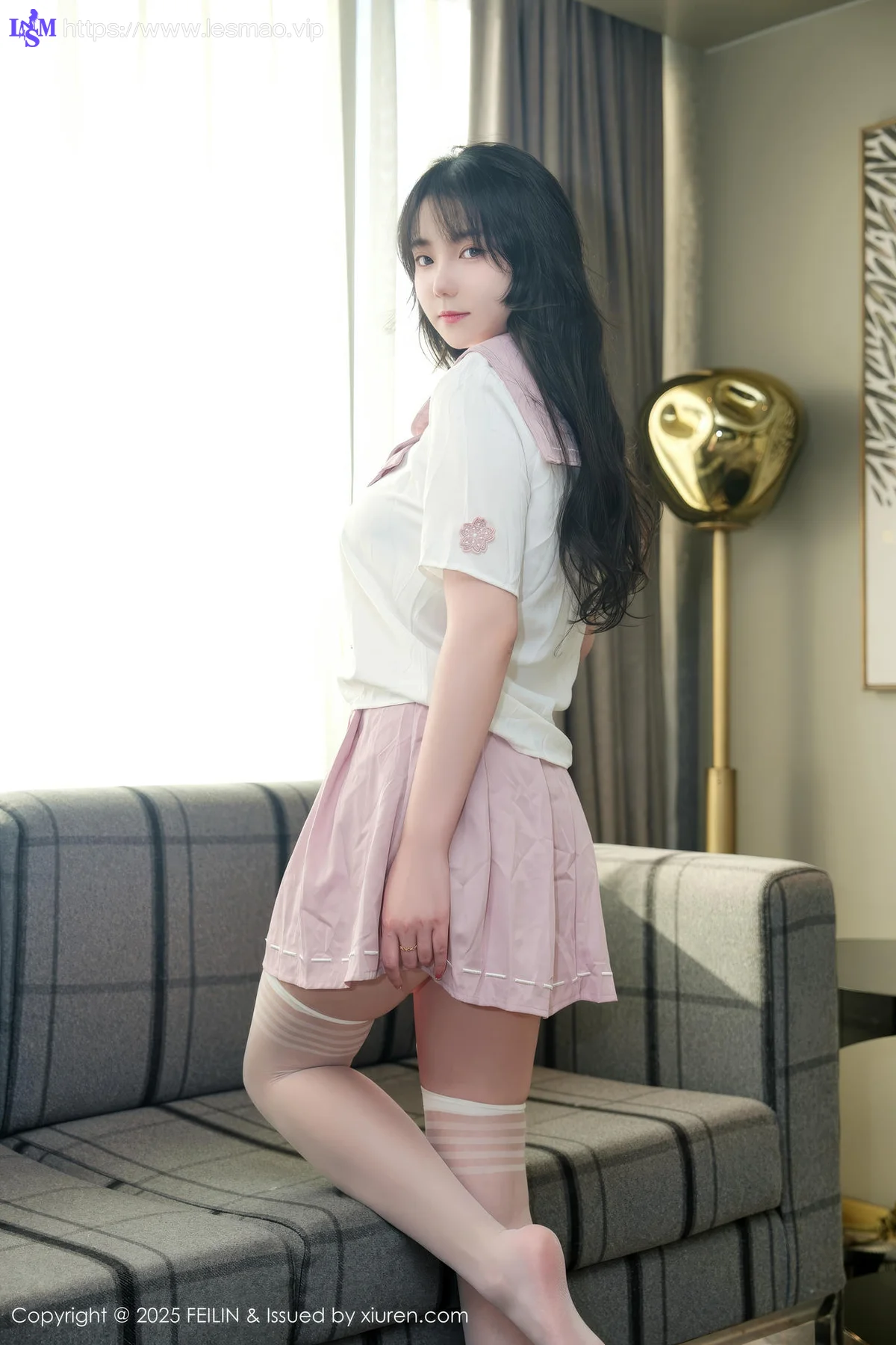 FeiLin 嗲囡囡 Vol.503  软情 萝莉制服少女 - 1
