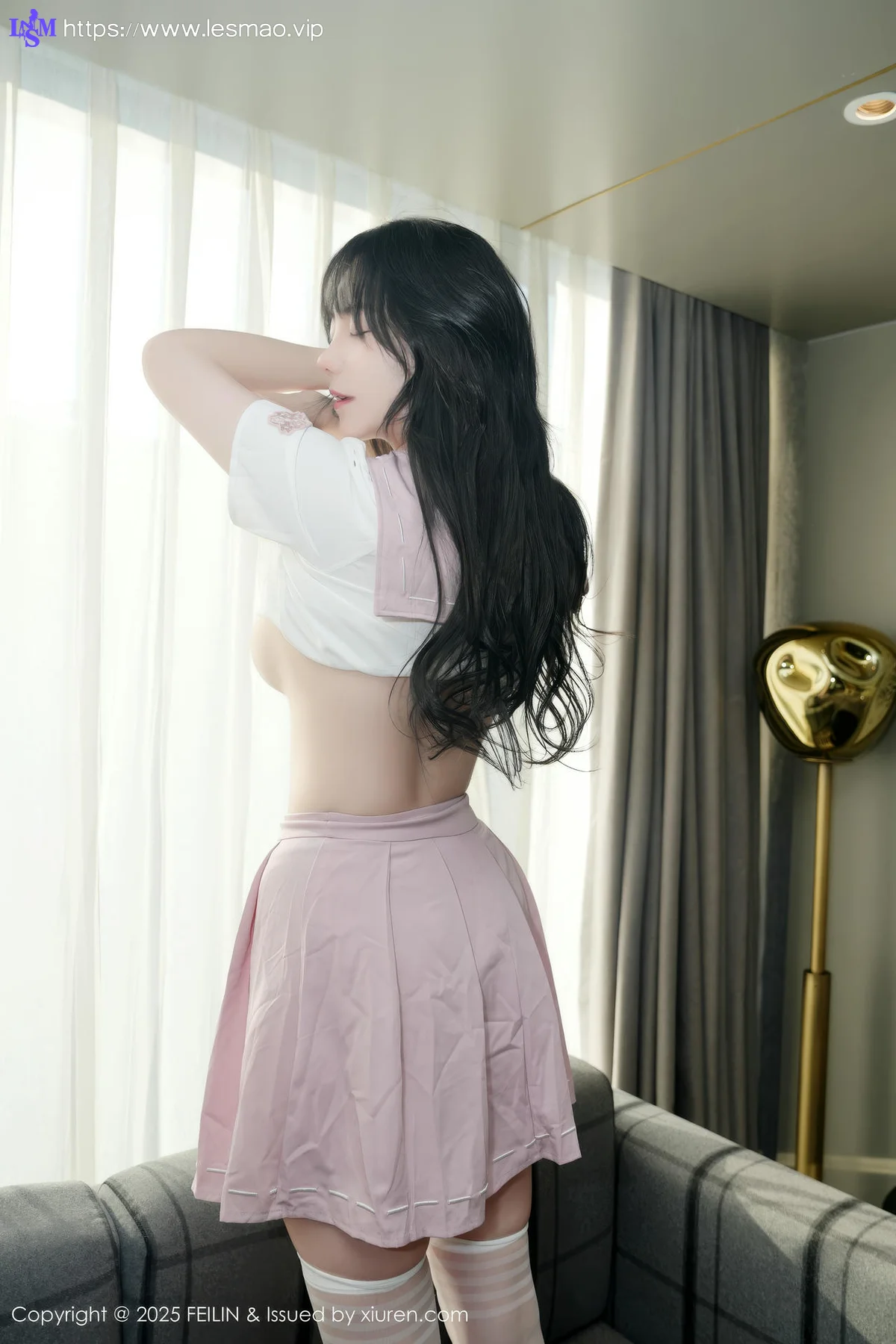FeiLin 嗲囡囡 Vol.503  软情 萝莉制服少女 - 7