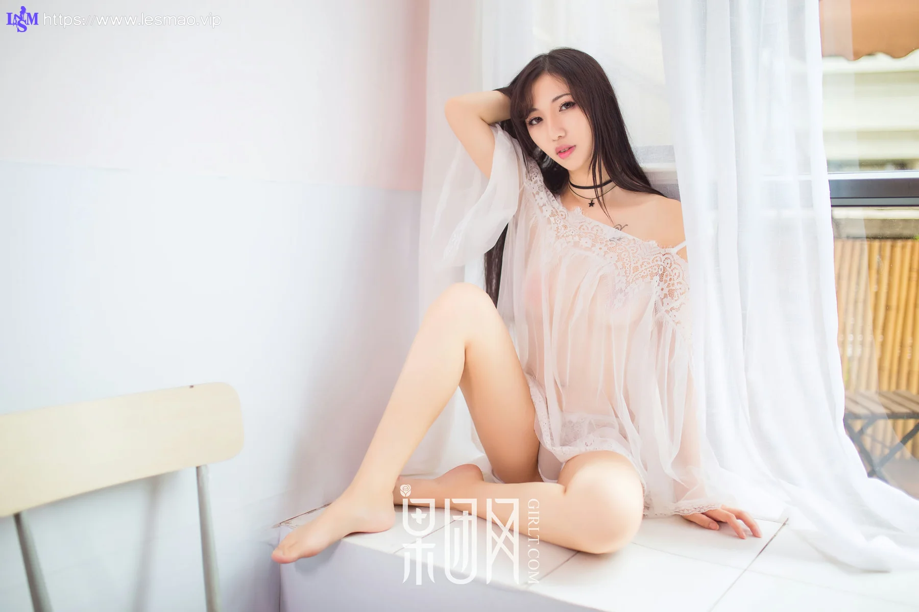 GIRLT 果团网 No.078 Modo 小雨白丝_薄荷叶SUMMER - 1