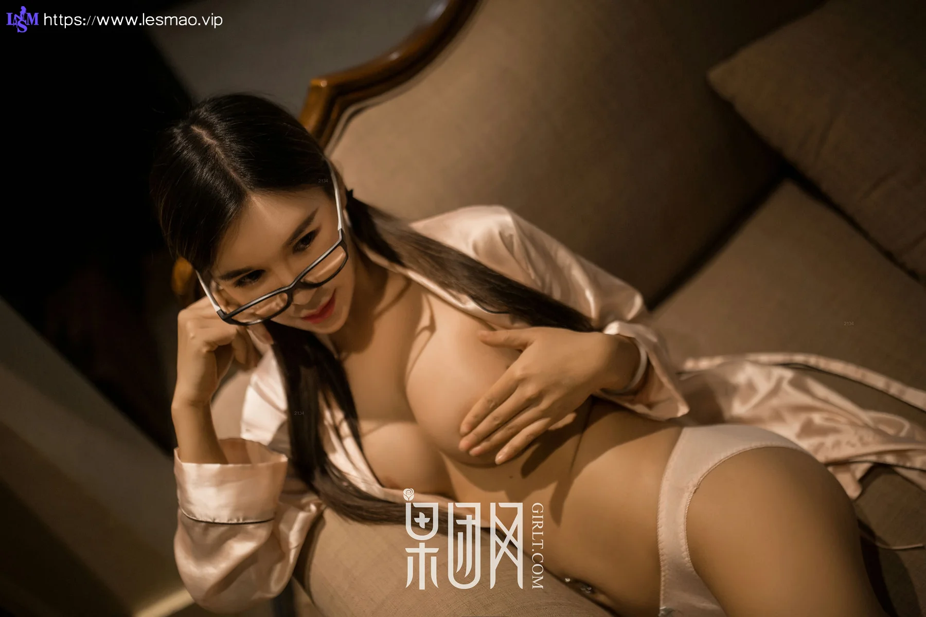 GIRLT 果团网 No.112 Modo 王紫果团首秀_独眼大脸猫 女仆制服 - 8