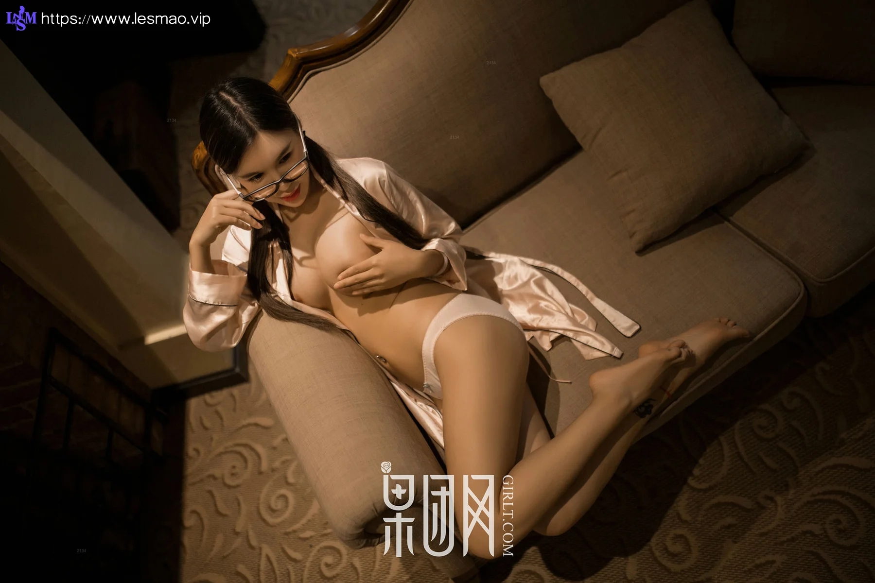 GIRLT 果团网 No.112 Modo 王紫果团首秀_独眼大脸猫 女仆制服 - 9