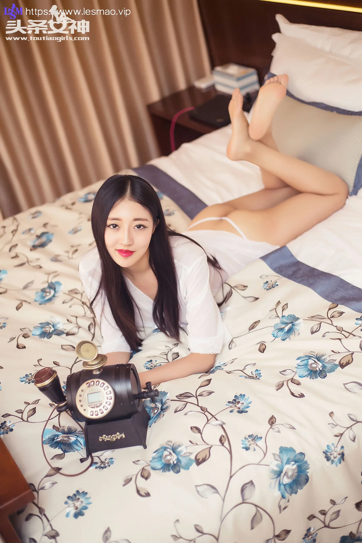Goddes 头条女神 No.075 Modo 王竹少妇薄纱内衣 - 6
