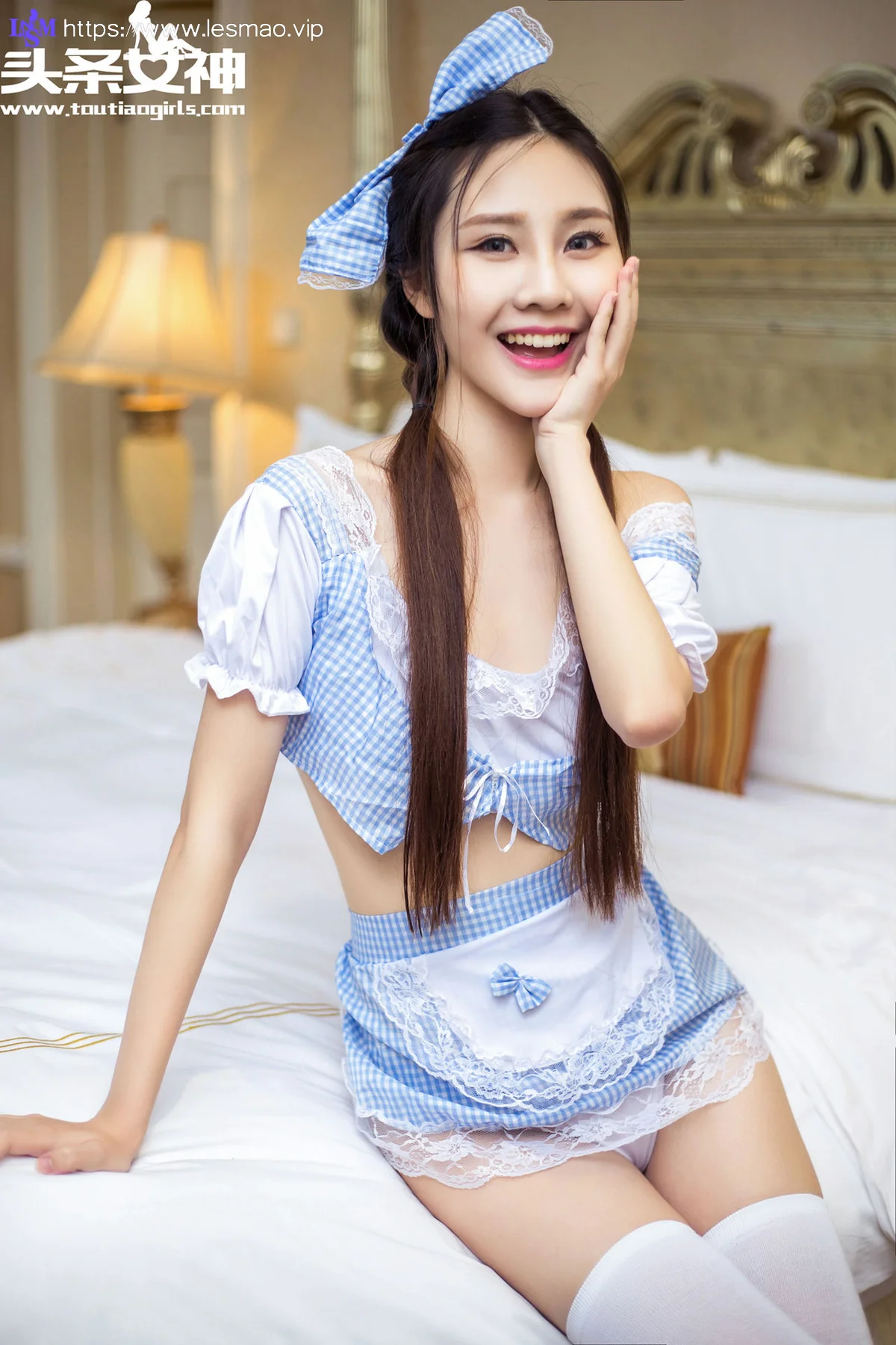 Goddes 头条女神 No.125 Modo 极致性感女仆周思超 - 1